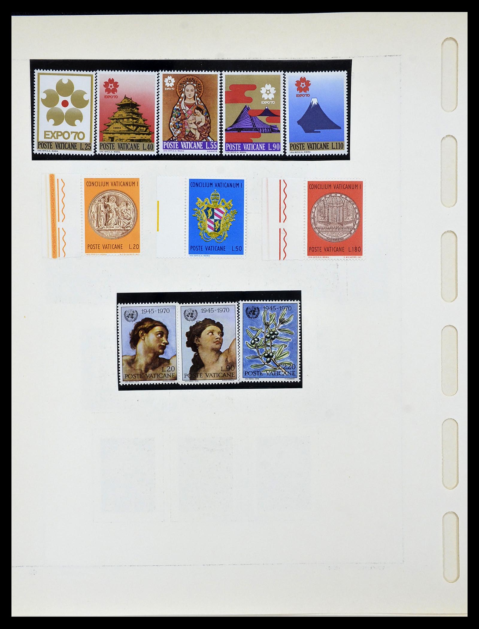 34131 050 - Postzegelverzameling 34131 Vaticaan 1852(!)-1974.