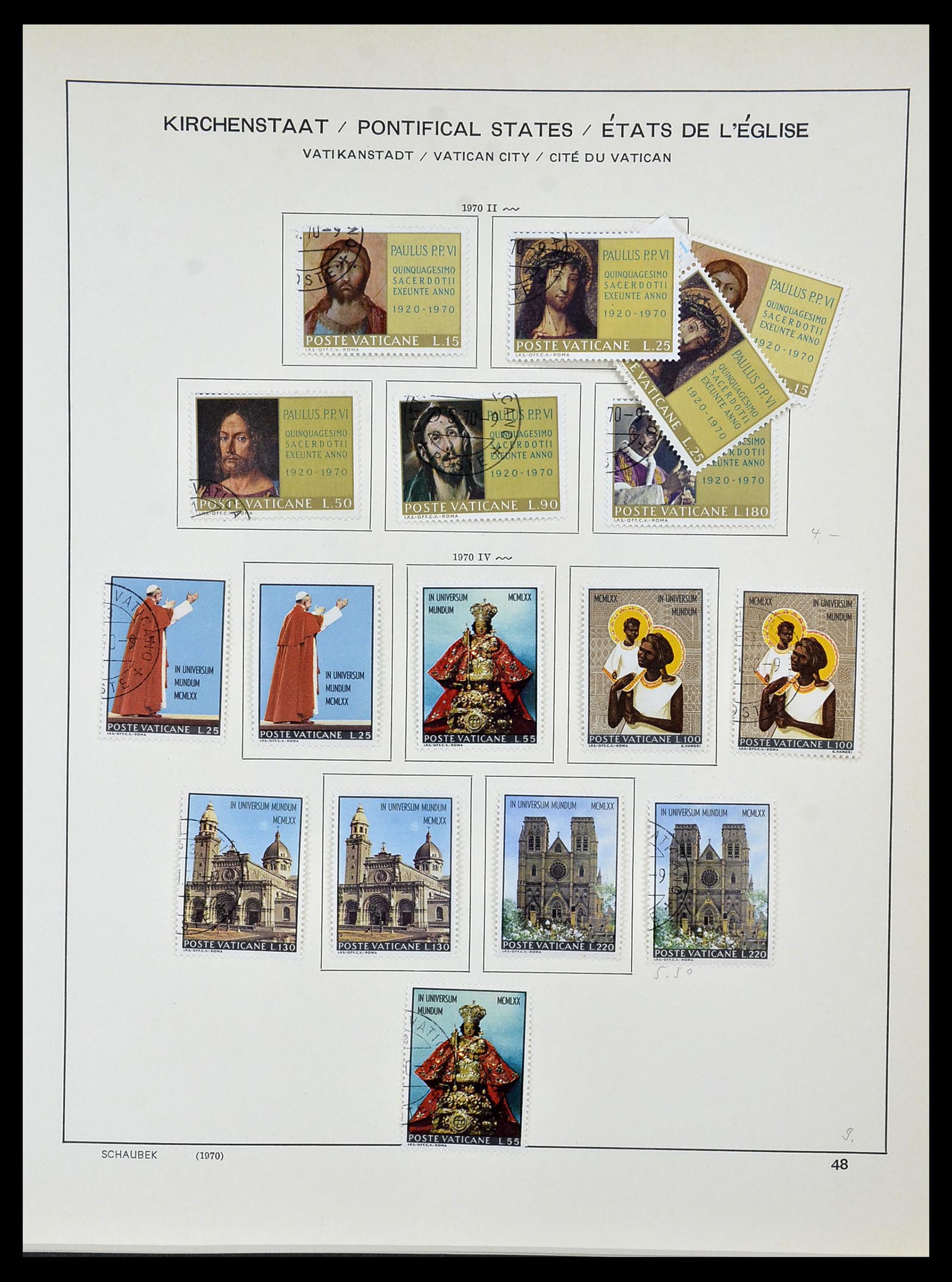 34131 053 - Stamp collection 34131 Vatican 1852(!)-1974.