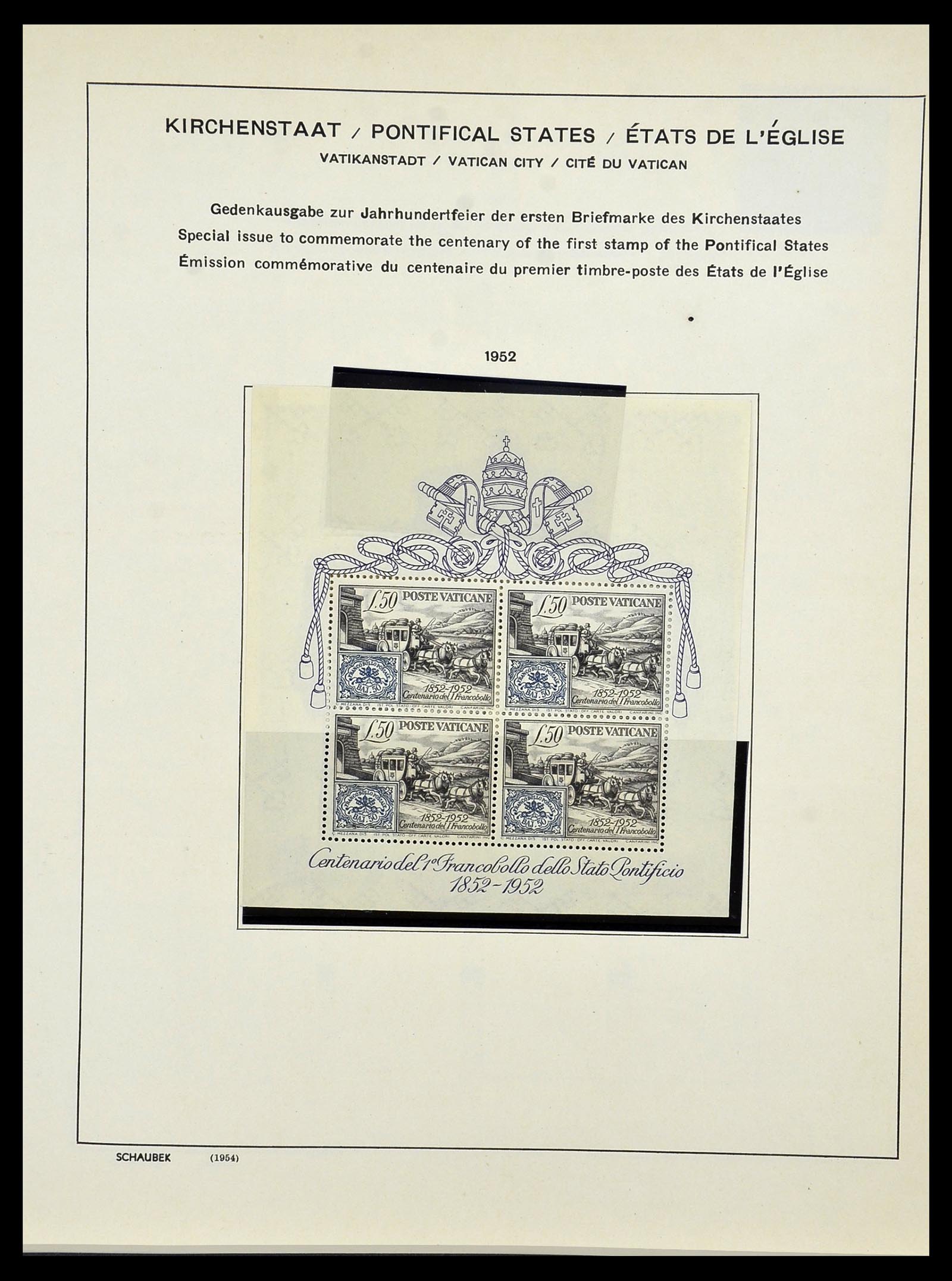 34131 058 - Postzegelverzameling 34131 Vaticaan 1852(!)-1974.