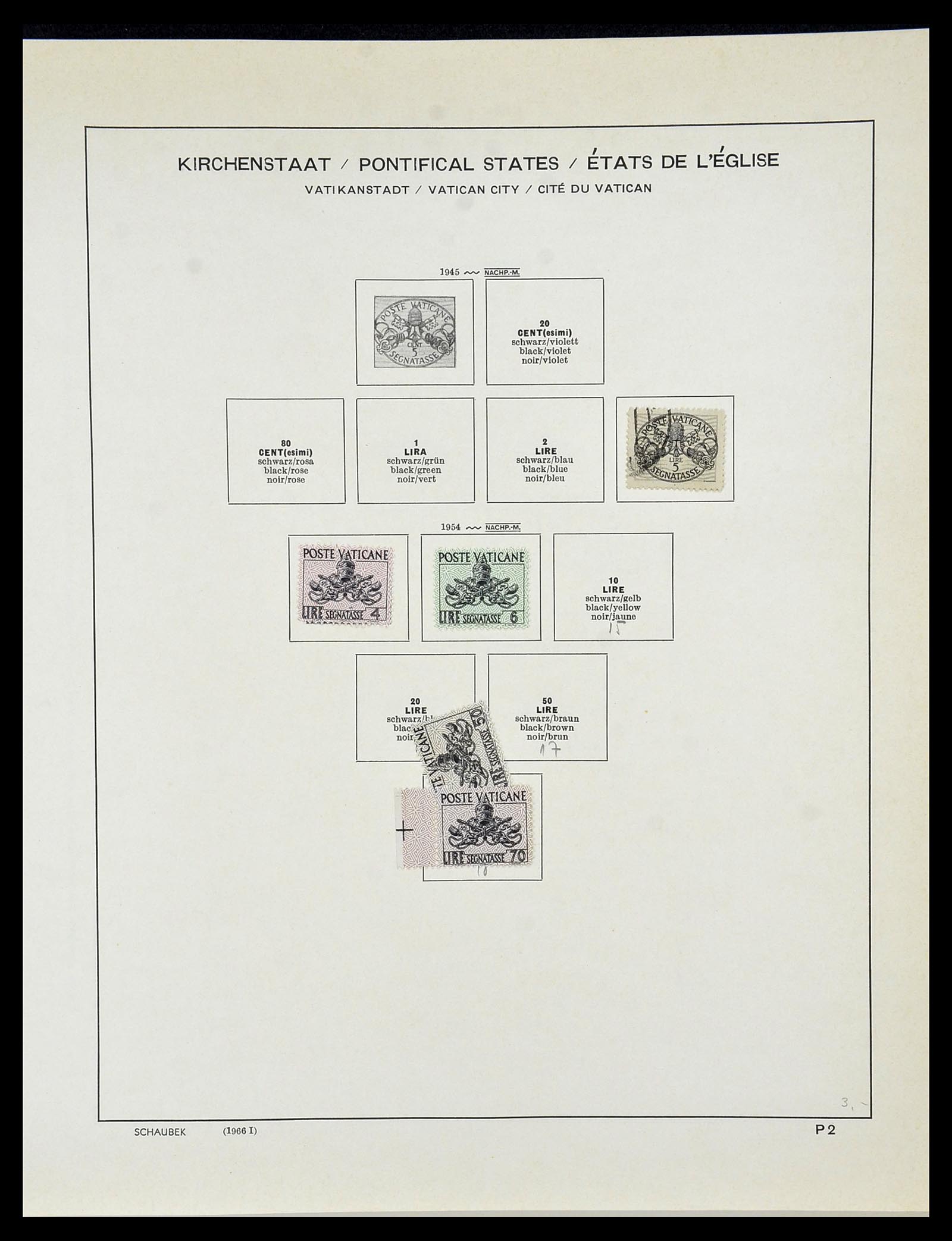34131 064 - Stamp collection 34131 Vatican 1852(!)-1974.