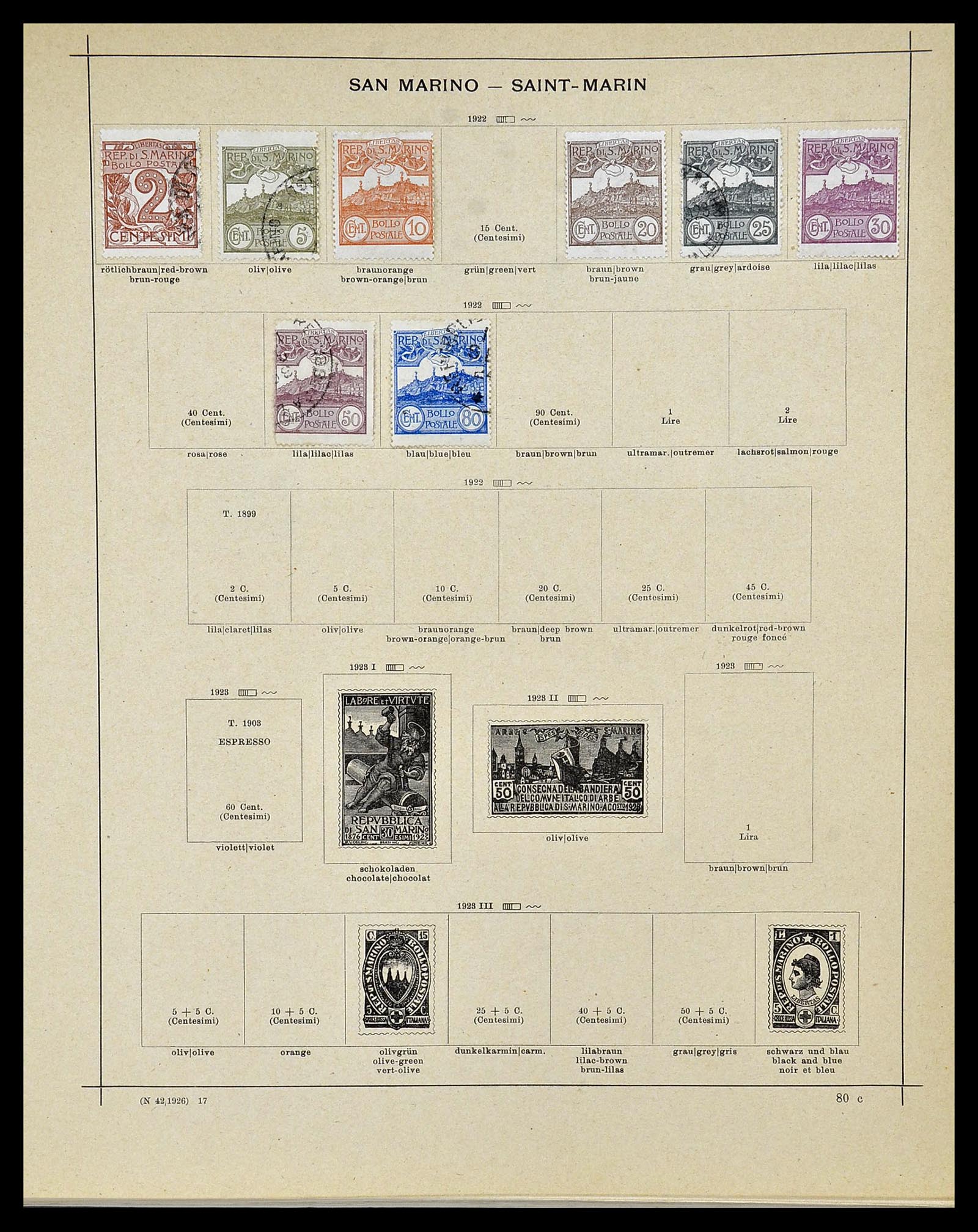 34131 069 - Stamp collection 34131 Vatican 1852(!)-1974.
