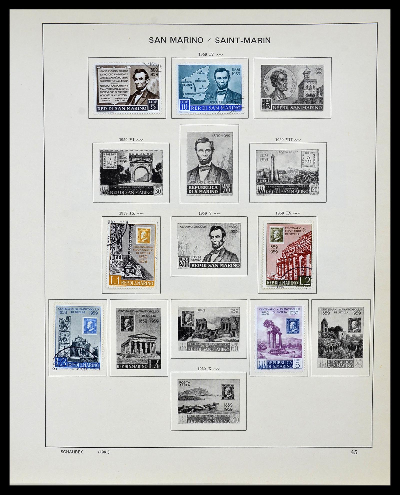 34131 106 - Stamp collection 34131 Vatican 1852(!)-1974.
