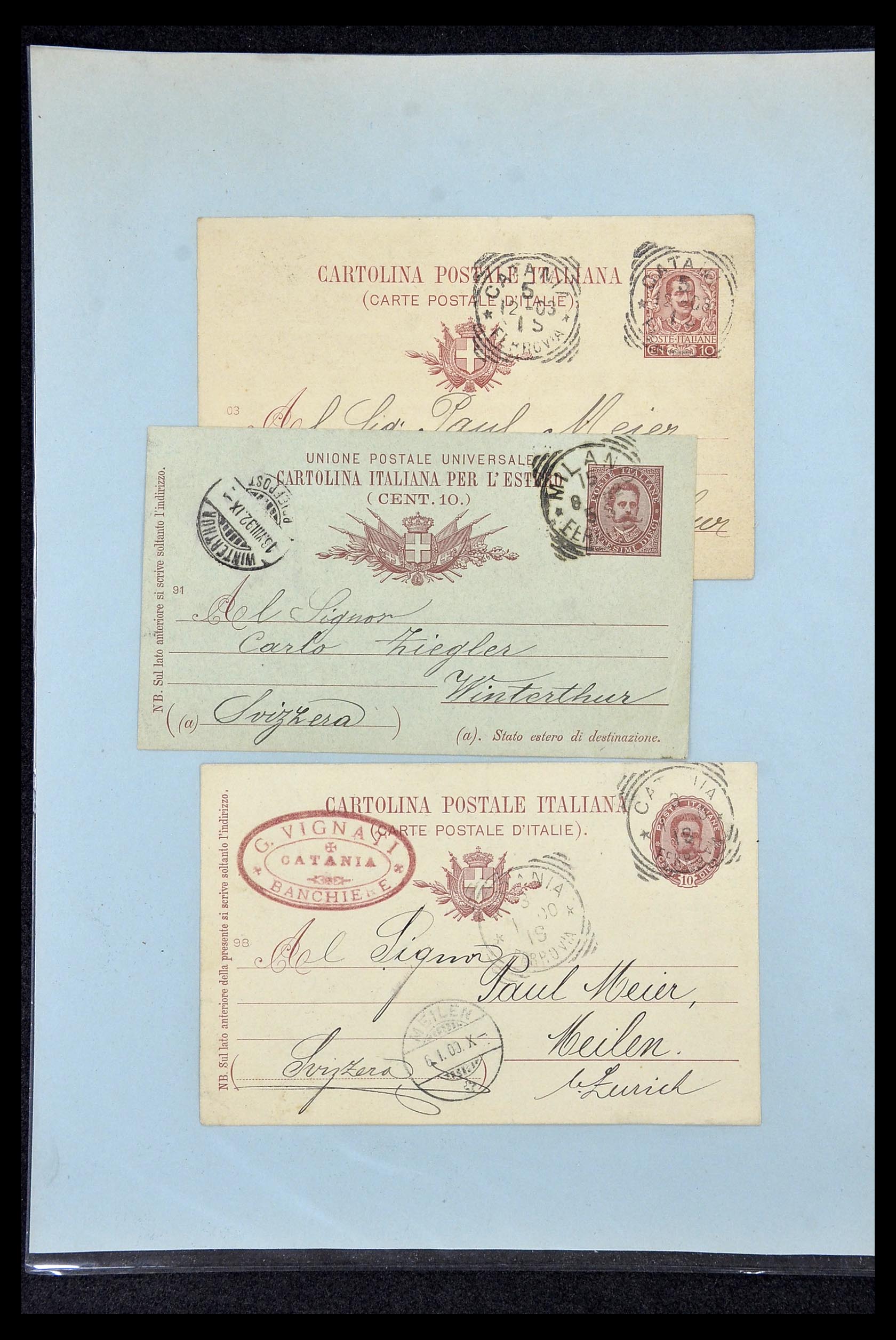 34132 024 - Stamp collection 34132 Italy and States 1828-1955.