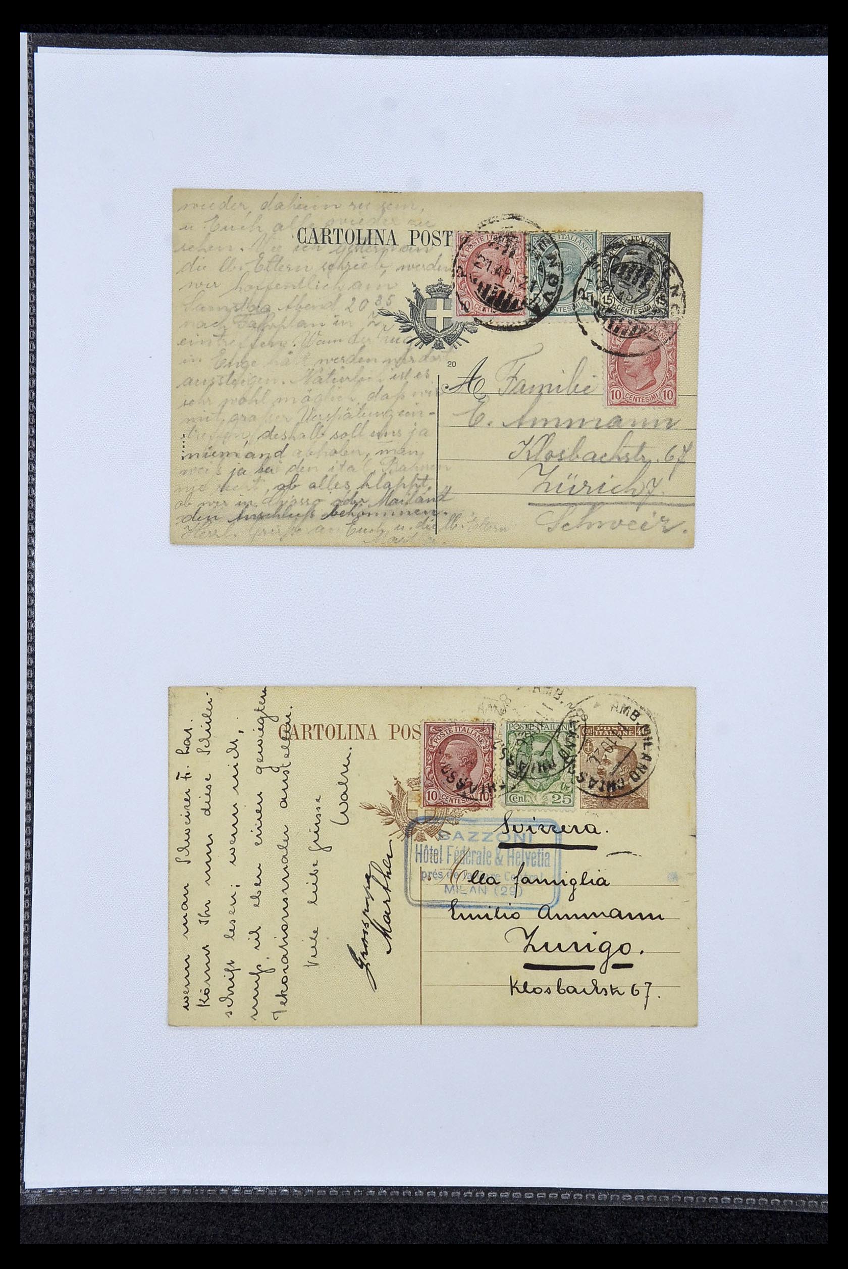 34132 027 - Stamp collection 34132 Italy and States 1828-1955.