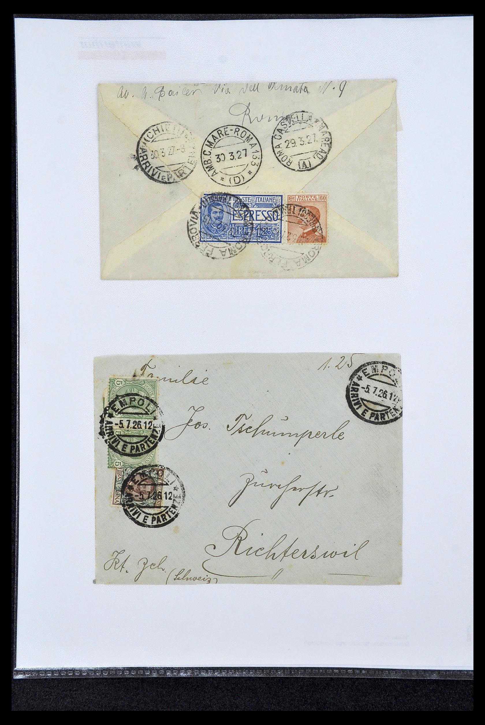 34132 028 - Stamp collection 34132 Italy and States 1828-1955.