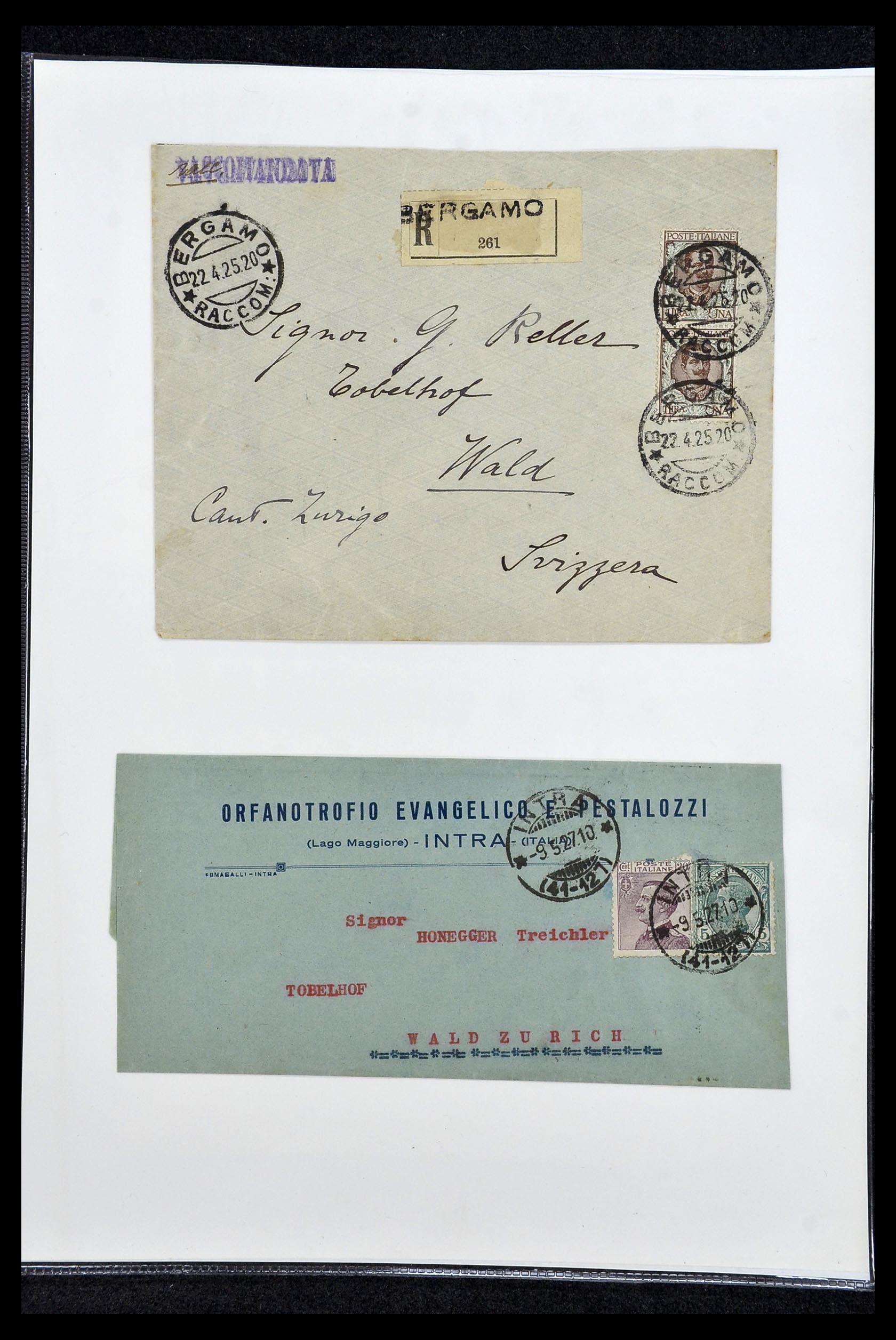 34132 041 - Stamp collection 34132 Italy and States 1828-1955.