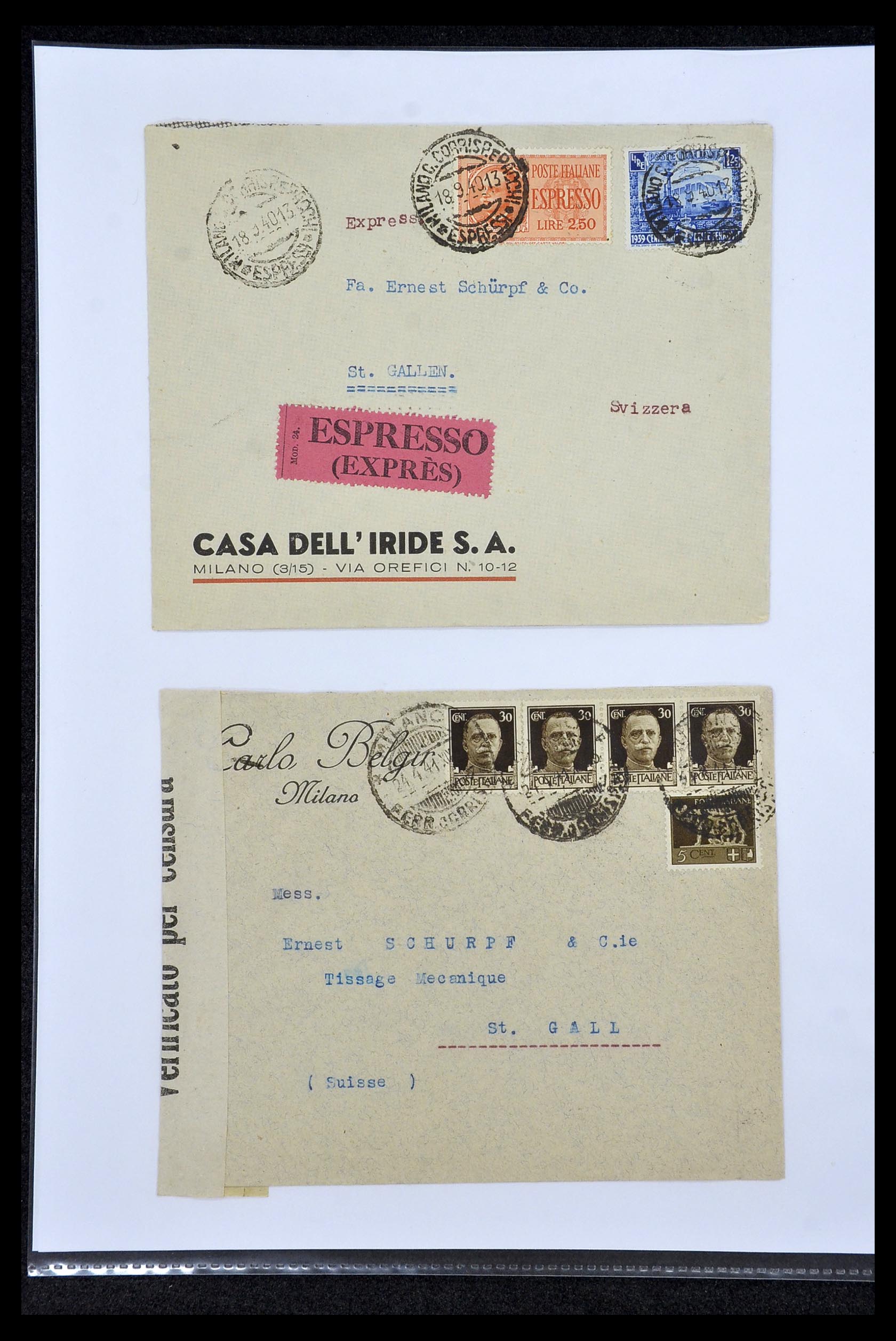 34132 044 - Stamp collection 34132 Italy and States 1828-1955.