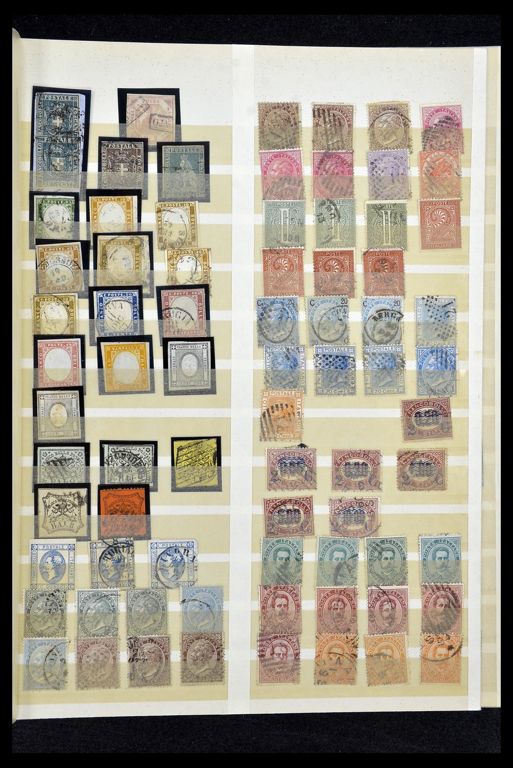 34132 049 - Stamp collection 34132 Italy and States 1828-1955.