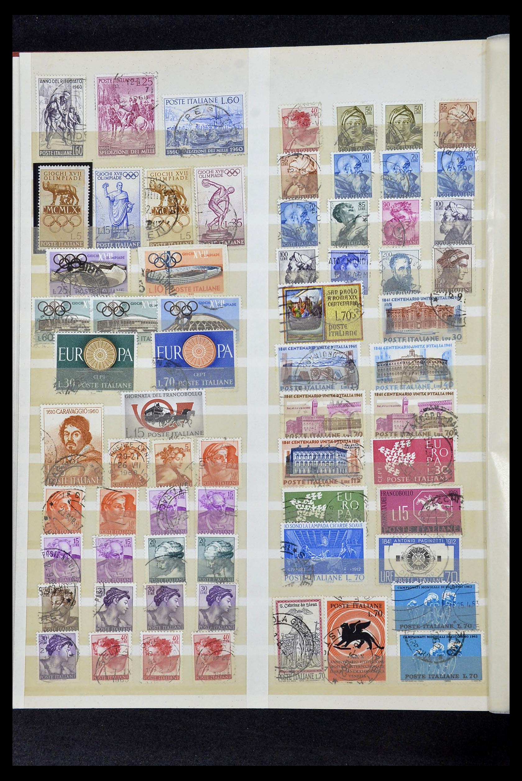 34132 062 - Stamp collection 34132 Italy and States 1828-1955.
