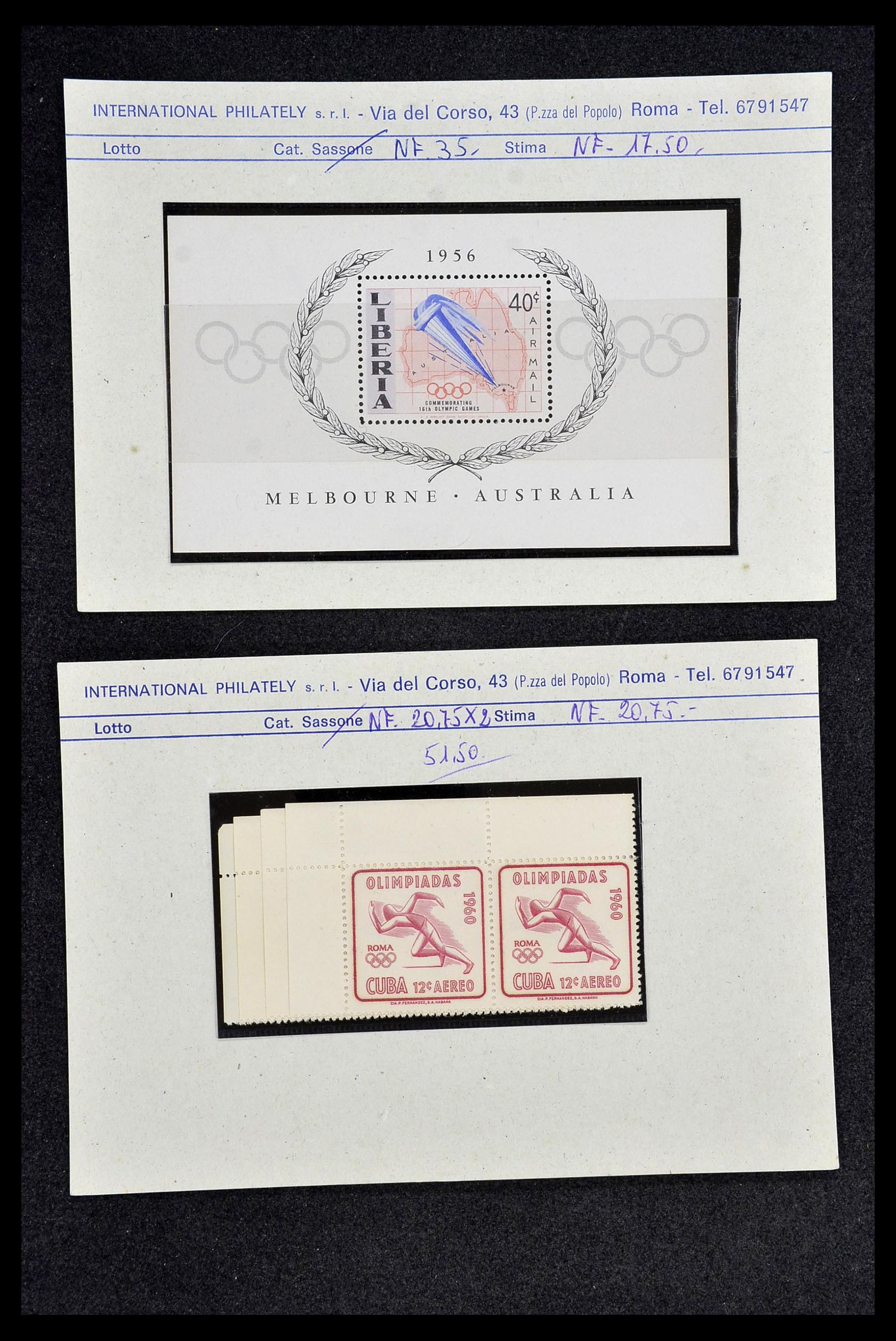 34134 011 - Postzegelverzameling 34134 Diverse motieven jaren 50/60.