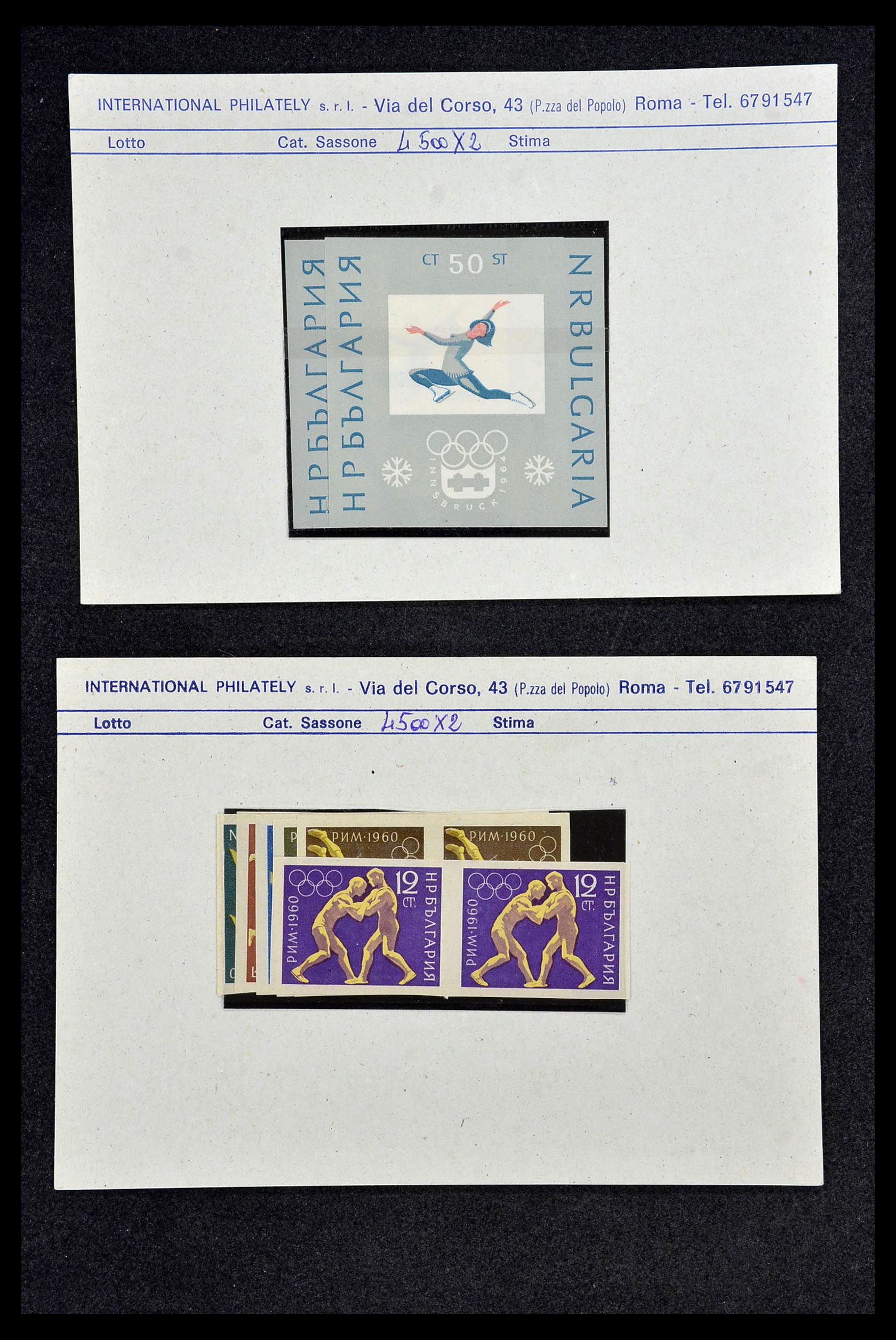 34134 014 - Postzegelverzameling 34134 Diverse motieven jaren 50/60.