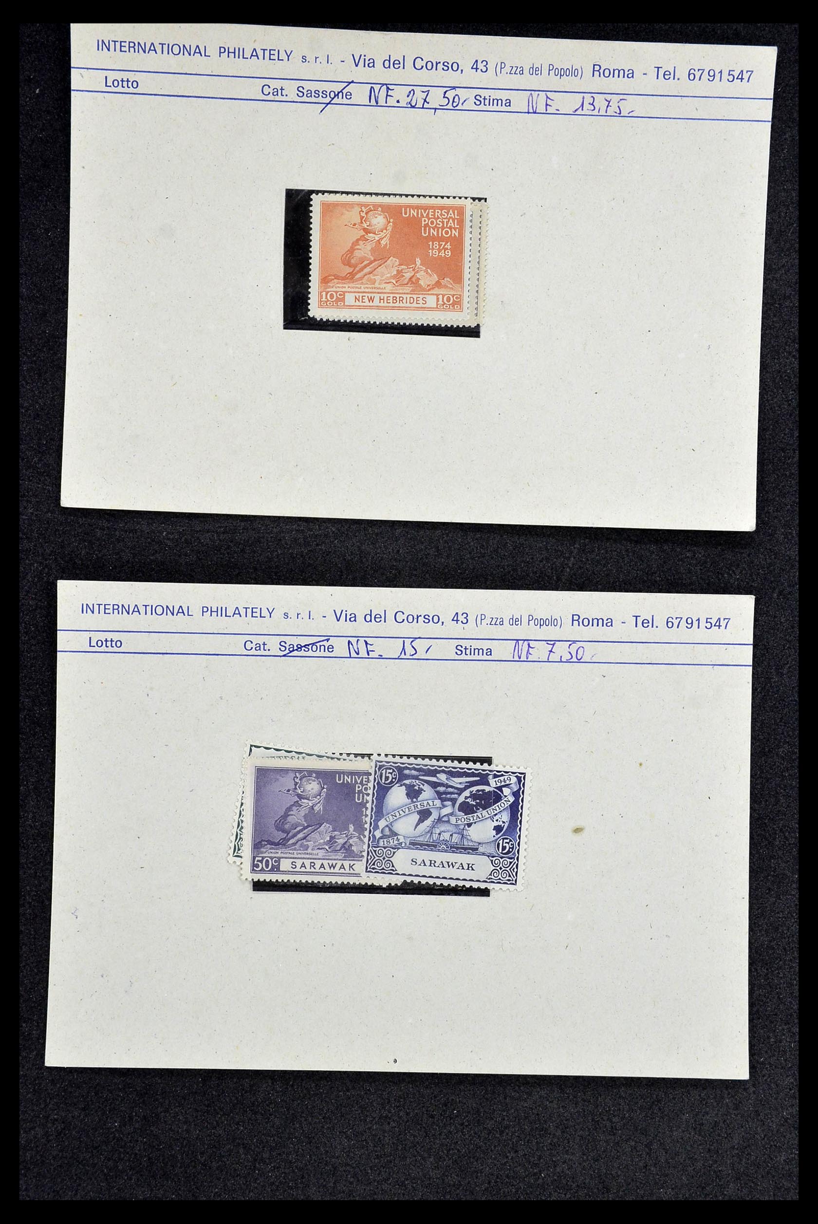 34134 018 - Postzegelverzameling 34134 Diverse motieven jaren 50/60.