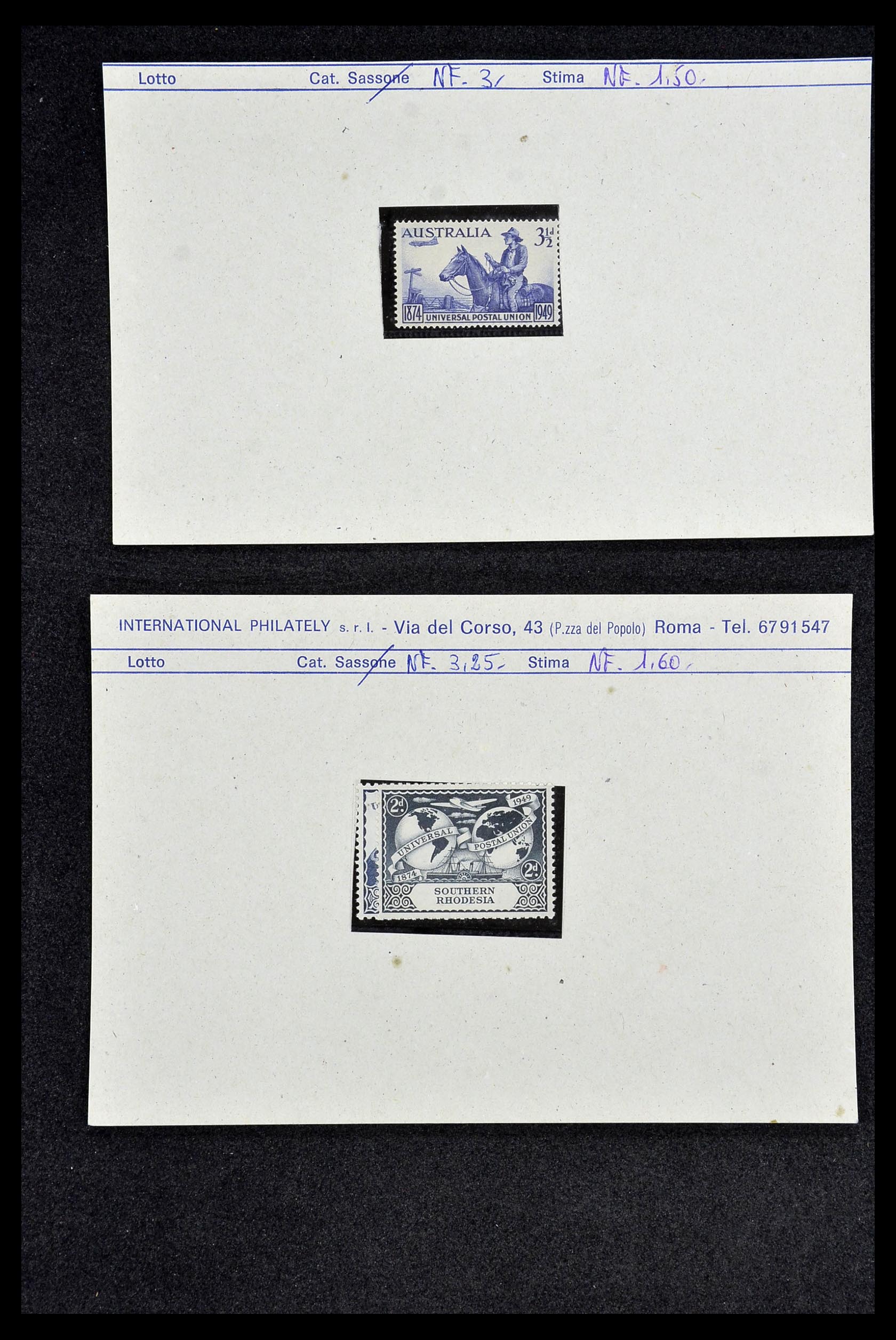 34134 026 - Postzegelverzameling 34134 Diverse motieven jaren 50/60.