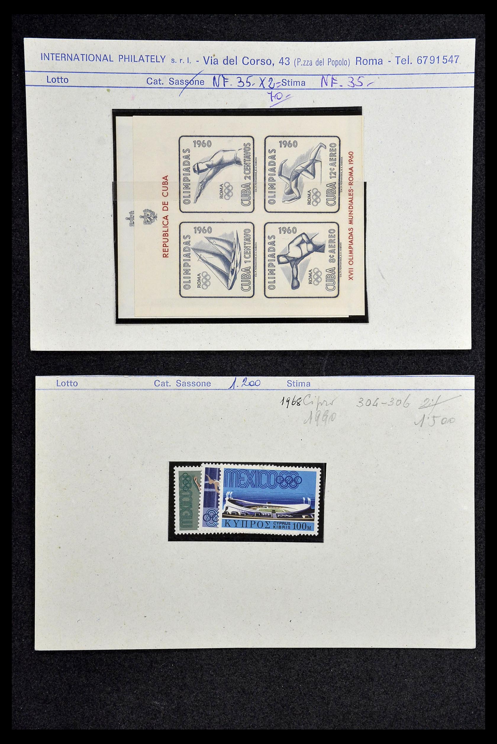 34134 044 - Postzegelverzameling 34134 Diverse motieven jaren 50/60.