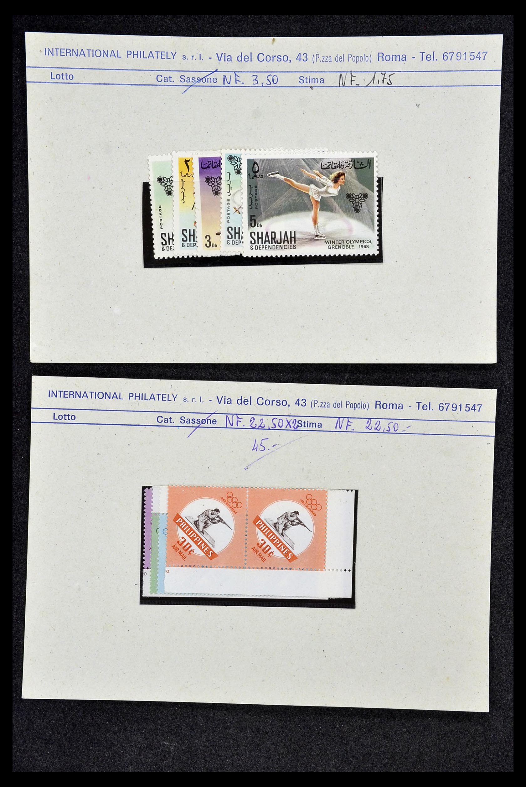34134 050 - Postzegelverzameling 34134 Diverse motieven jaren 50/60.