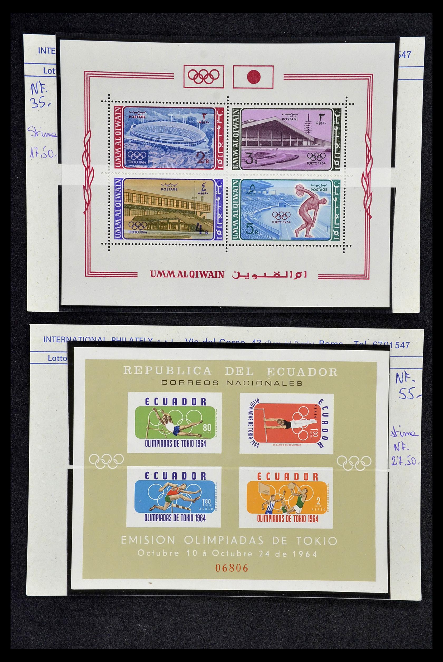 34134 051 - Postzegelverzameling 34134 Diverse motieven jaren 50/60.