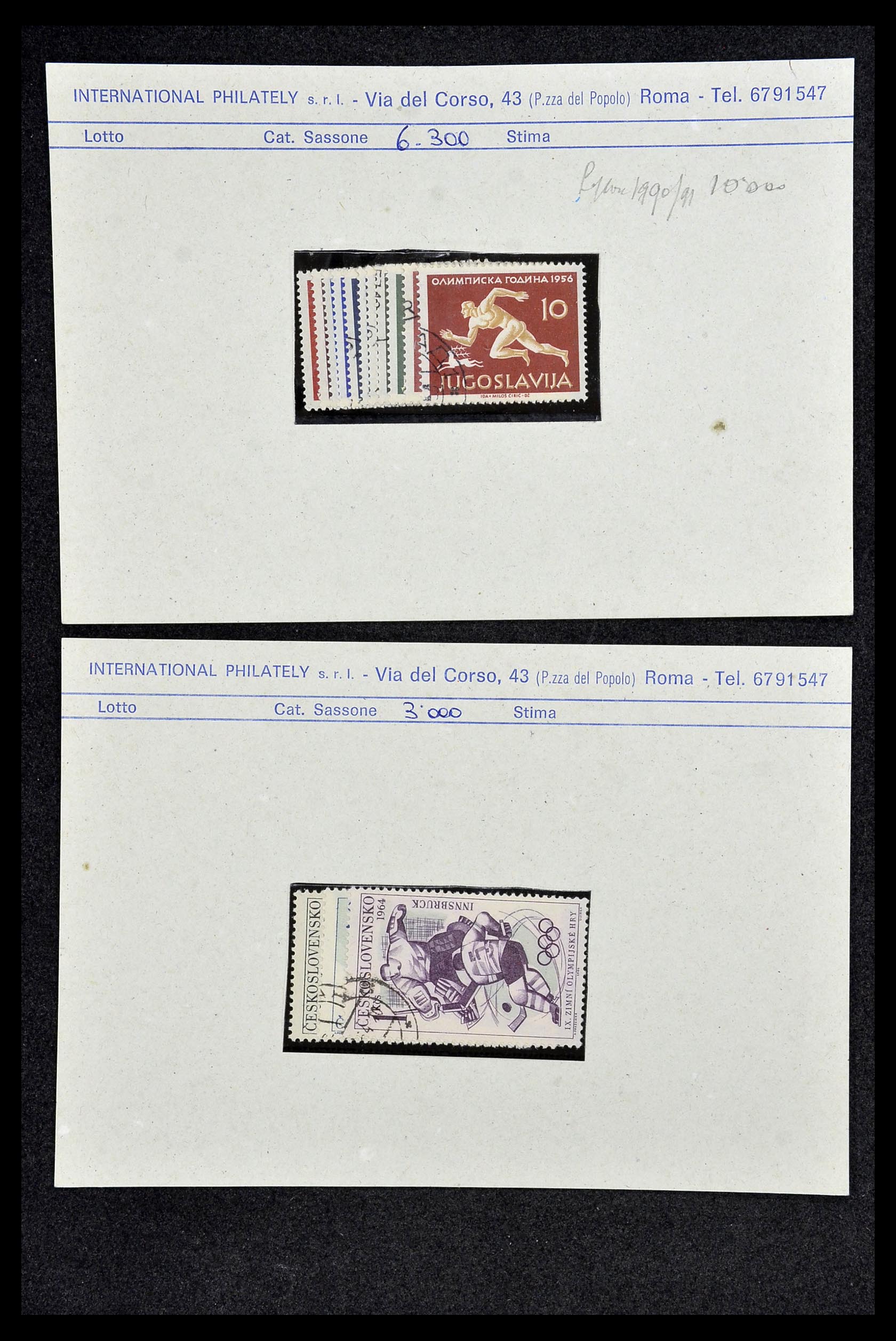 34134 056 - Postzegelverzameling 34134 Diverse motieven jaren 50/60.