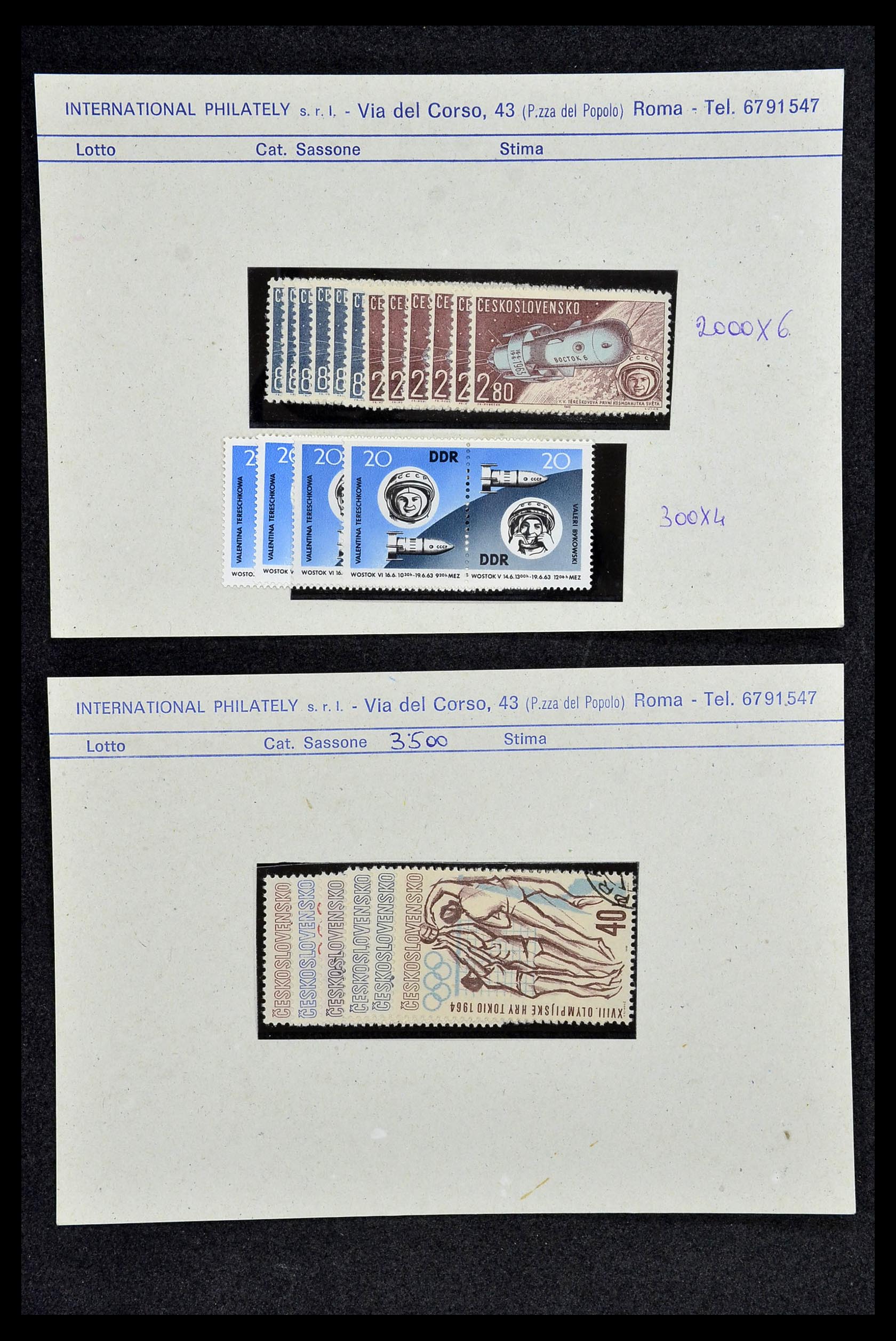 34134 057 - Stamp collection 34134 Various themes 50s and 60s.