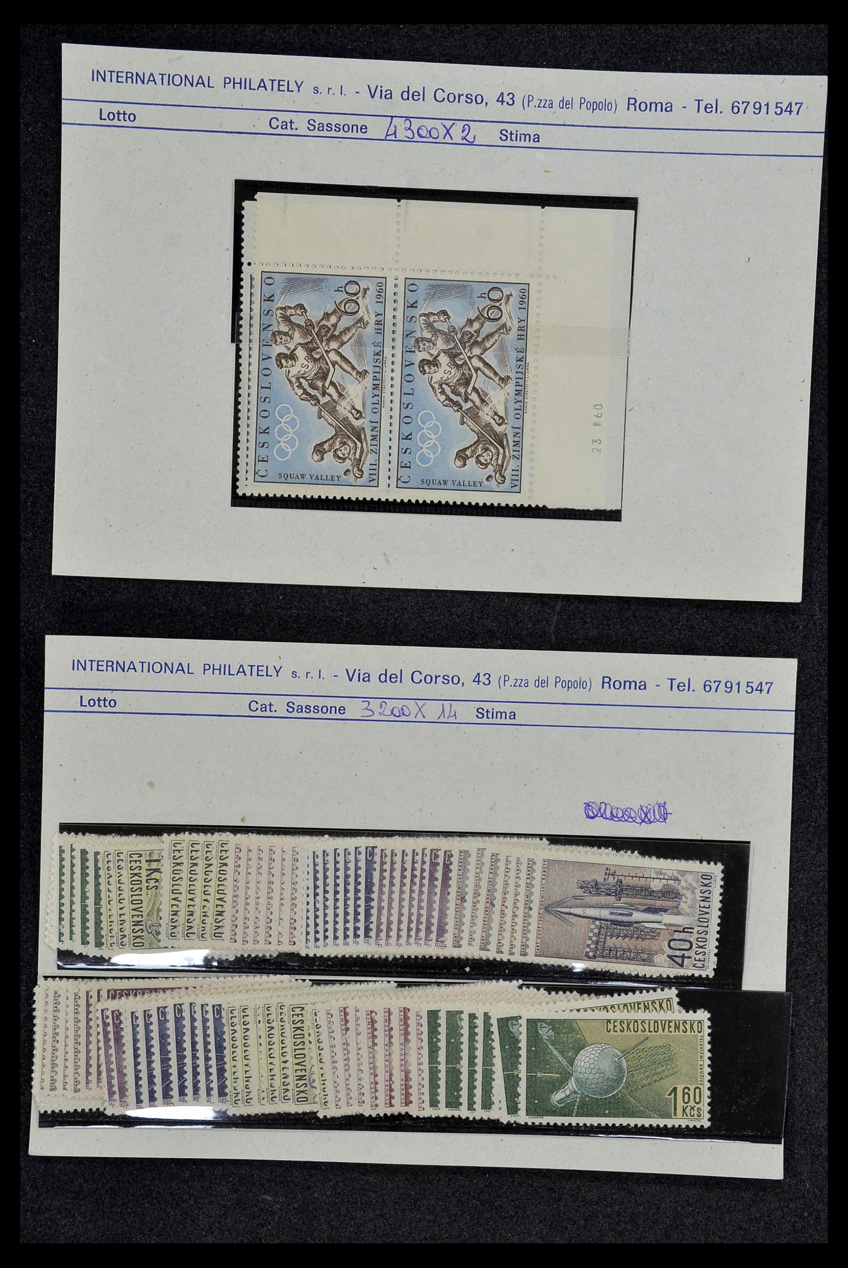 34134 058 - Postzegelverzameling 34134 Diverse motieven jaren 50/60.