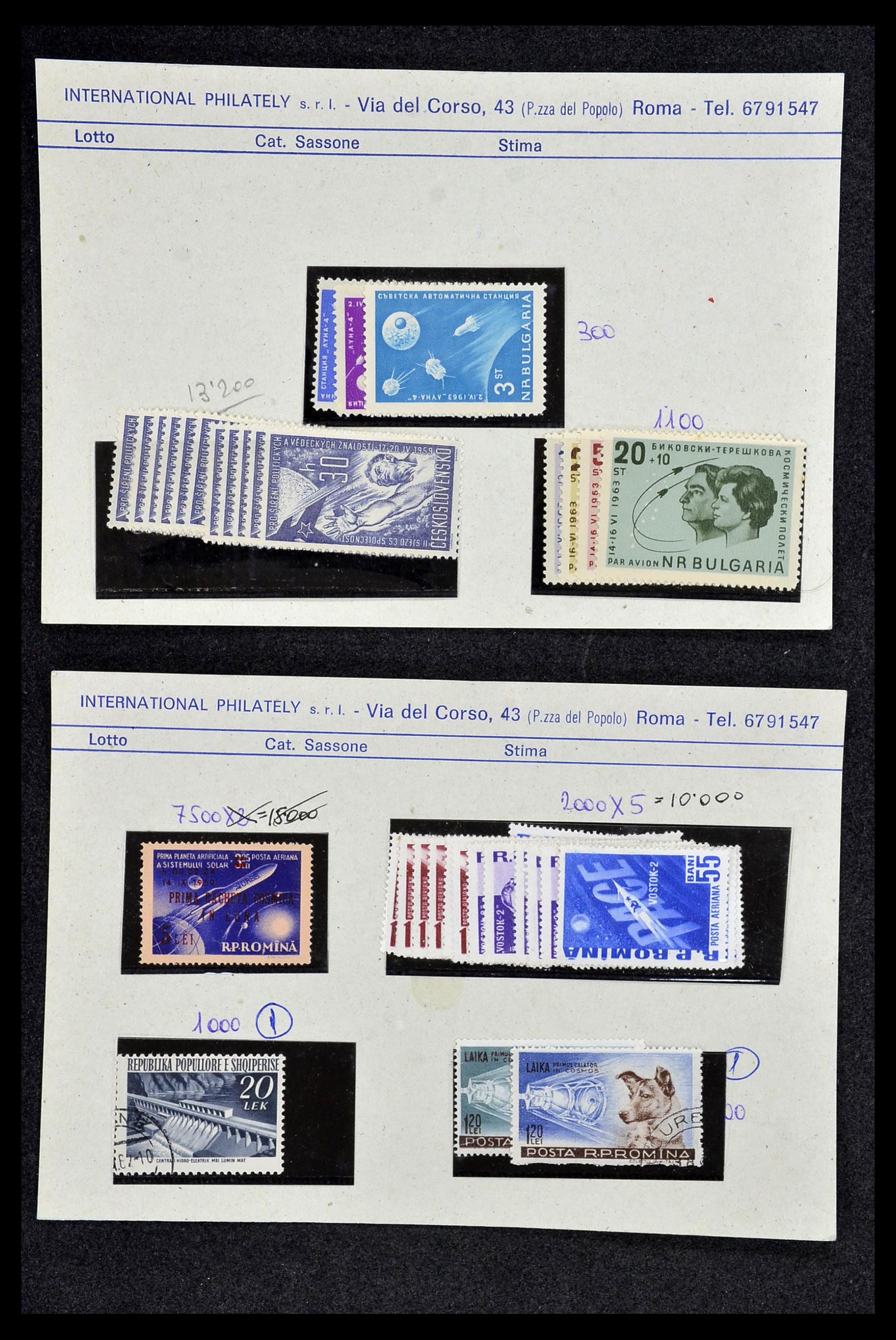 34134 100 - Stamp collection 34134 Various themes 50s and 60s.