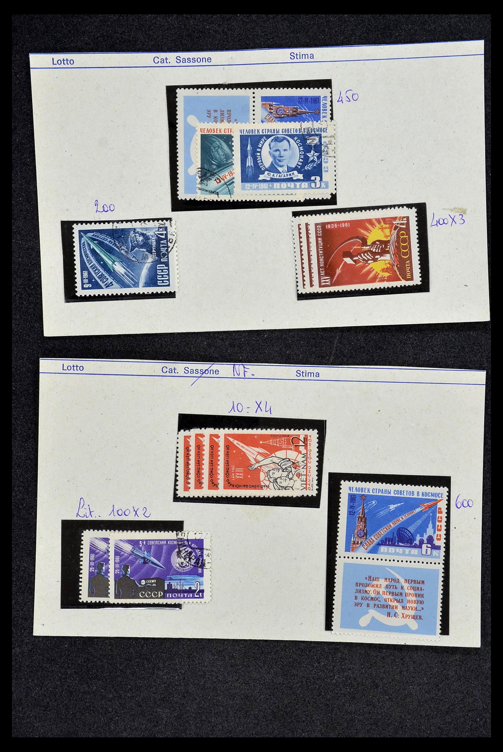 34134 102 - Stamp collection 34134 Various themes 50s and 60s.