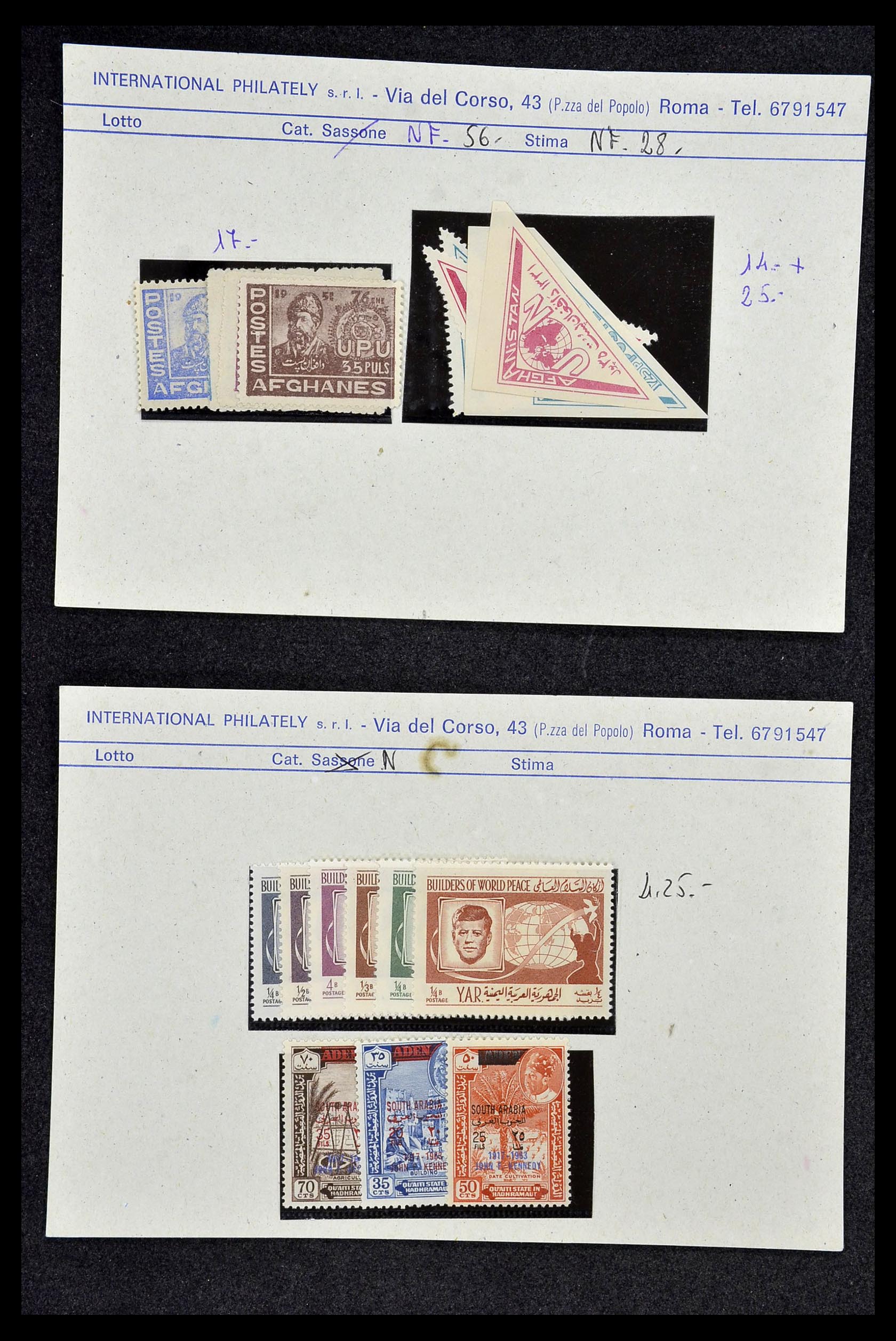 34134 104 - Stamp collection 34134 Various themes 50s and 60s.