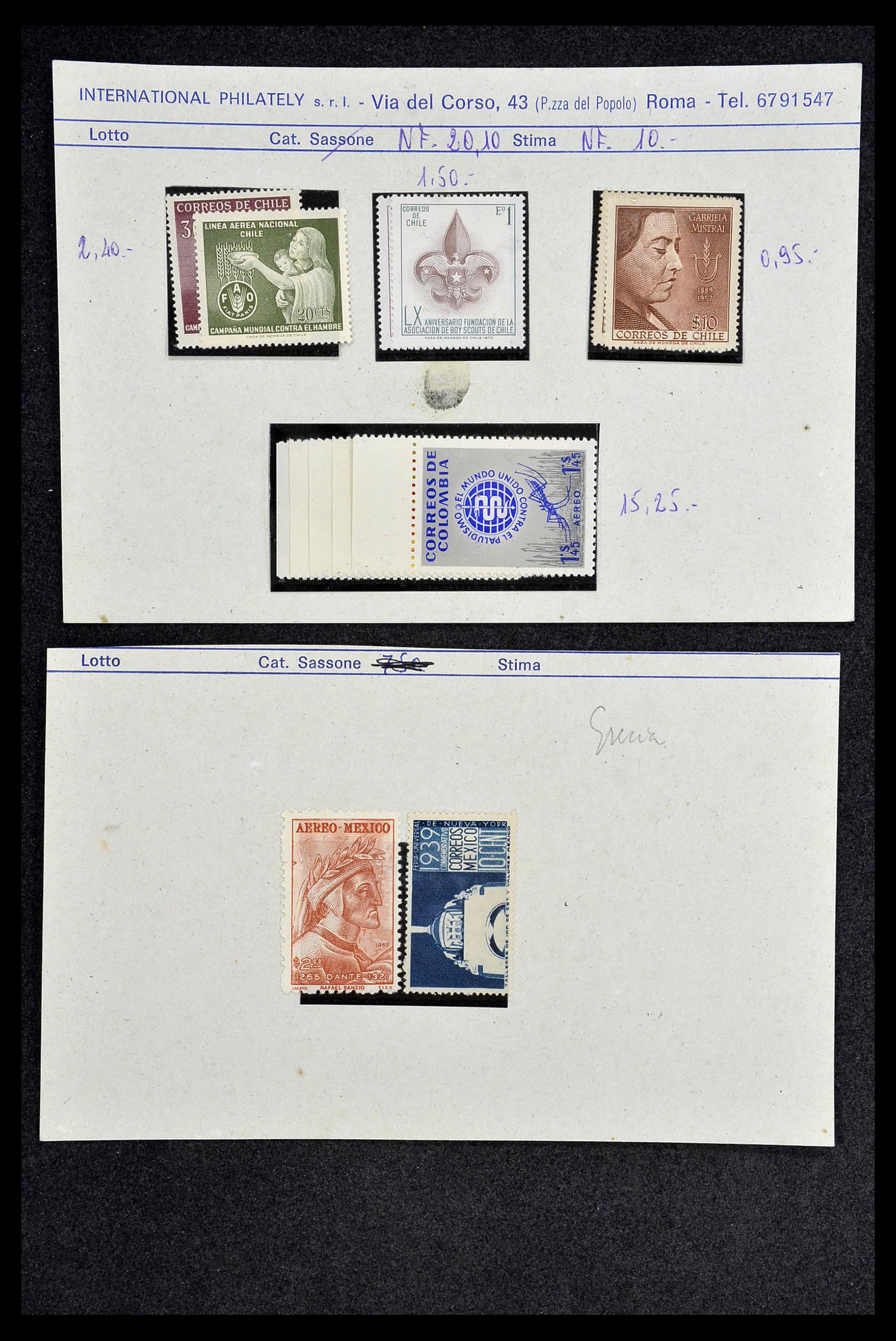 34134 119 - Stamp collection 34134 Various themes 50s and 60s.
