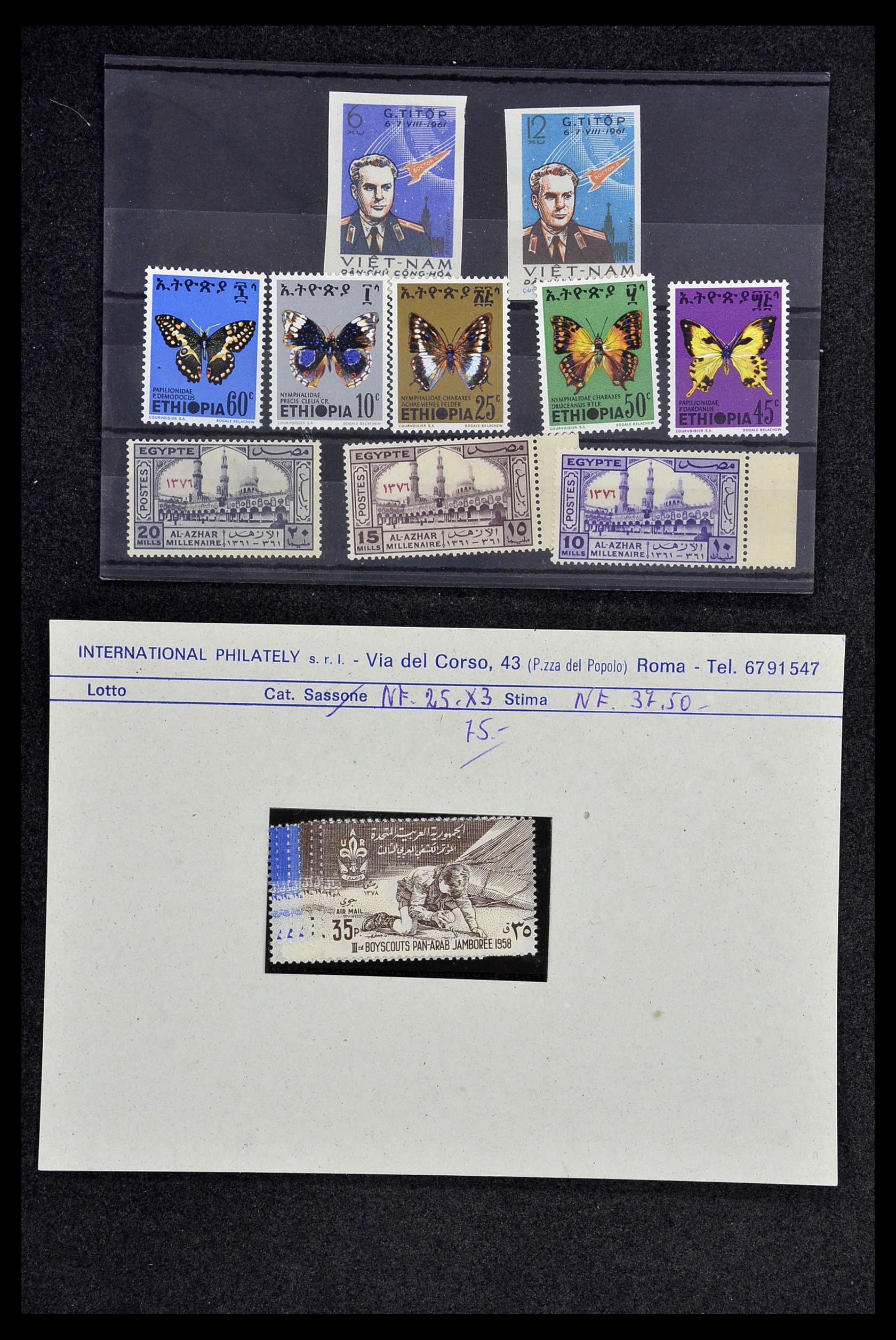 34134 136 - Stamp collection 34134 Various themes 50s and 60s.
