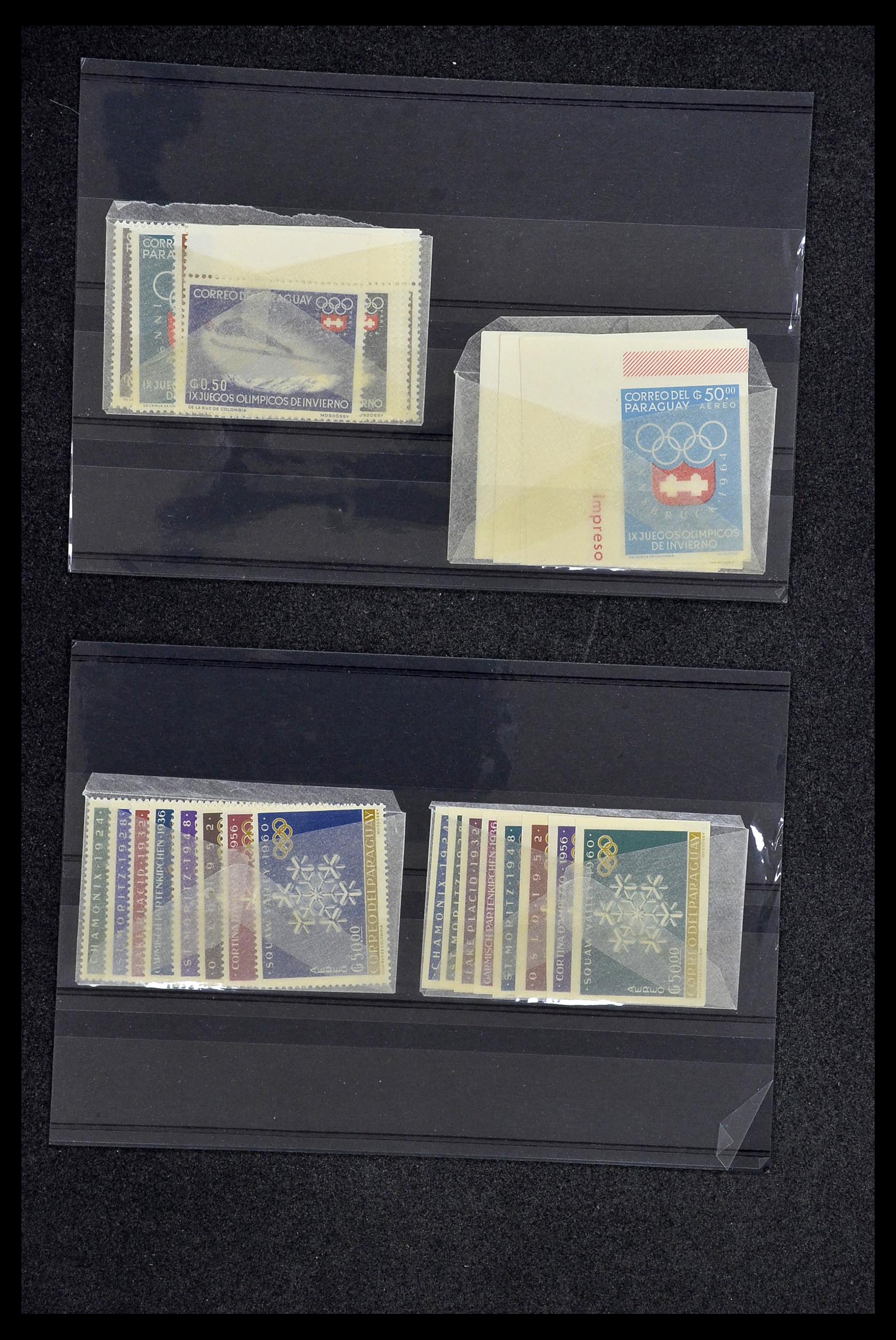 34134 145 - Postzegelverzameling 34134 Diverse motieven jaren 50/60.