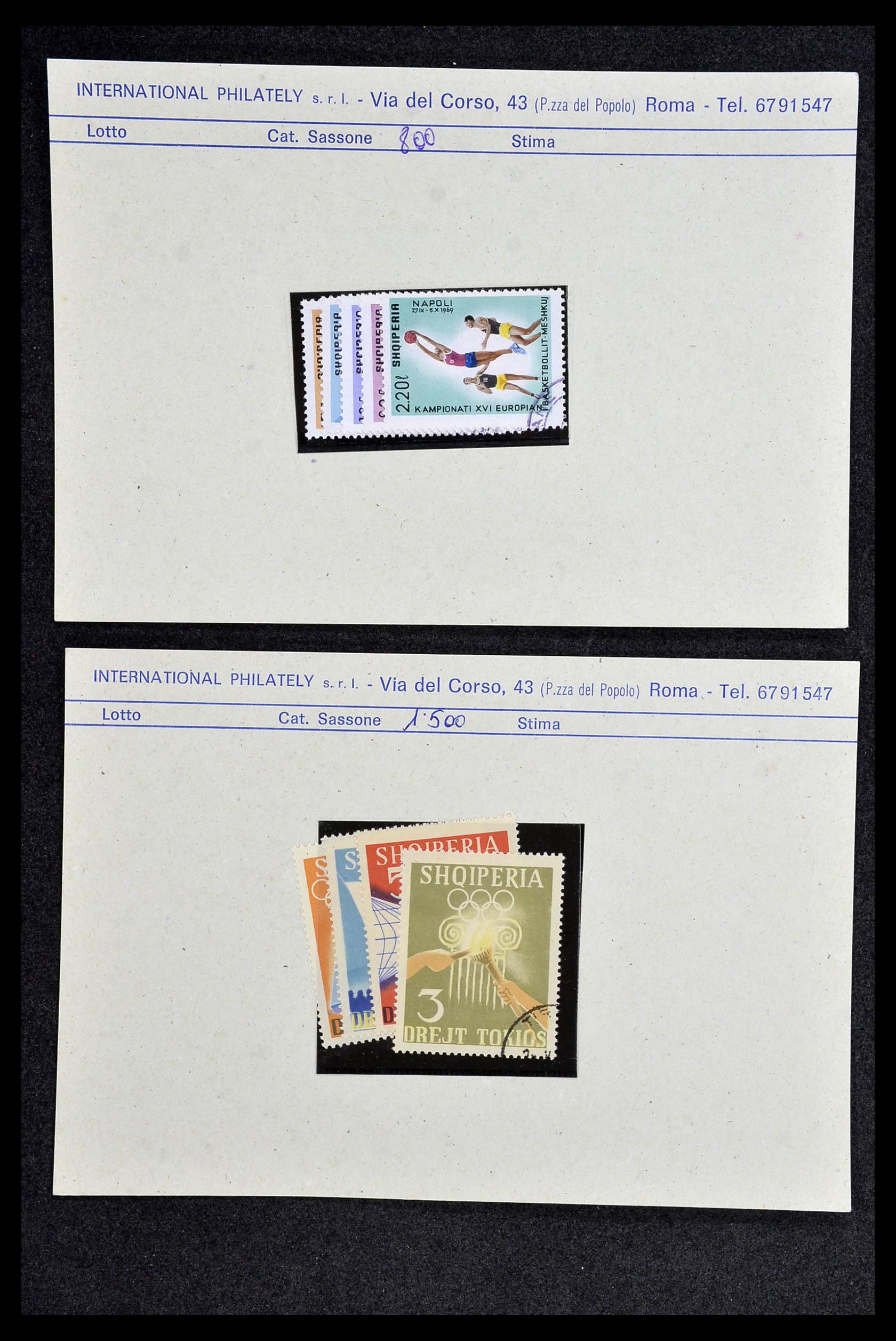 34134 146 - Postzegelverzameling 34134 Diverse motieven jaren 50/60.