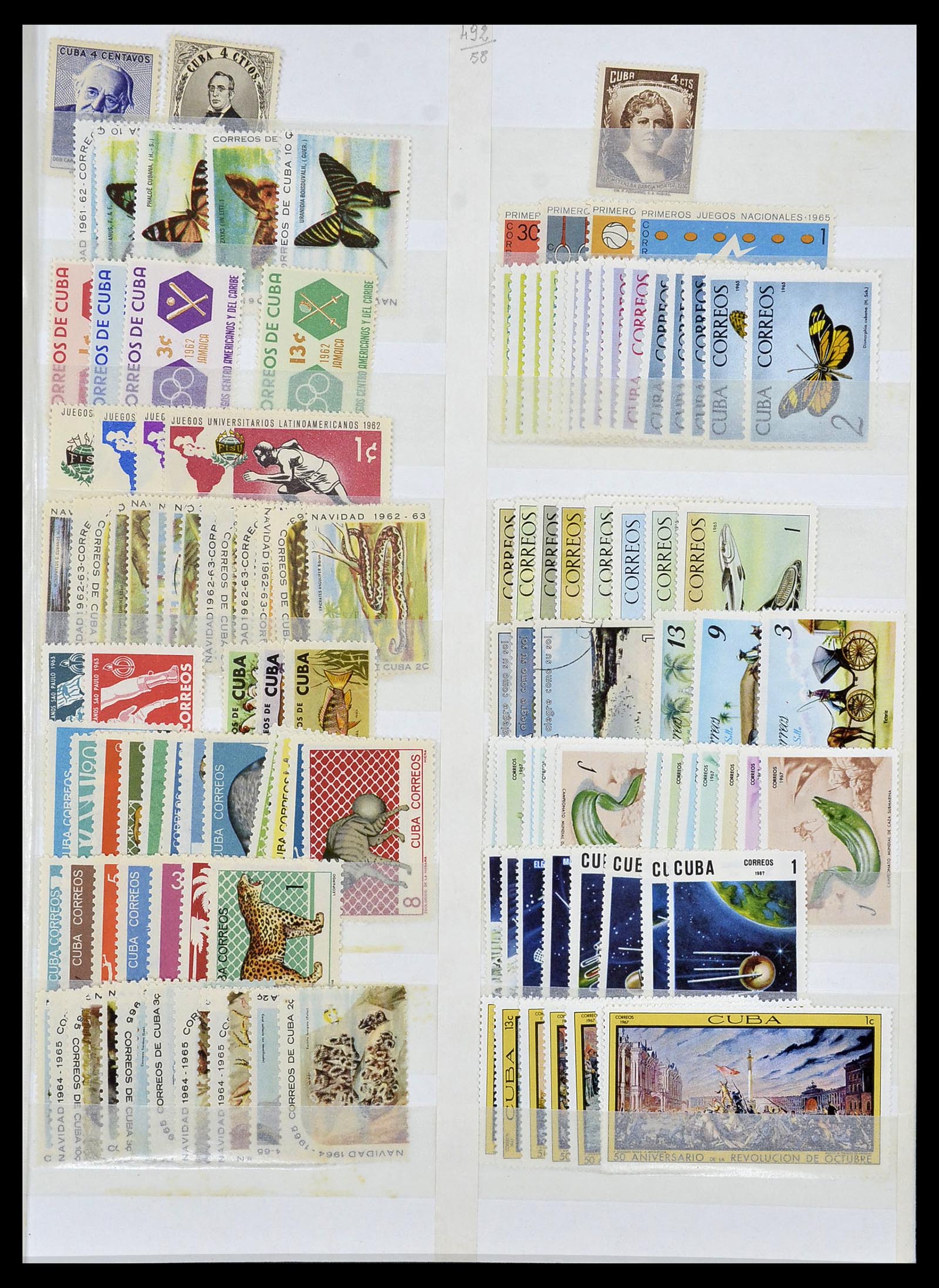 34136 001 - Postzegelverzameling 34136 Zuid Amerika.