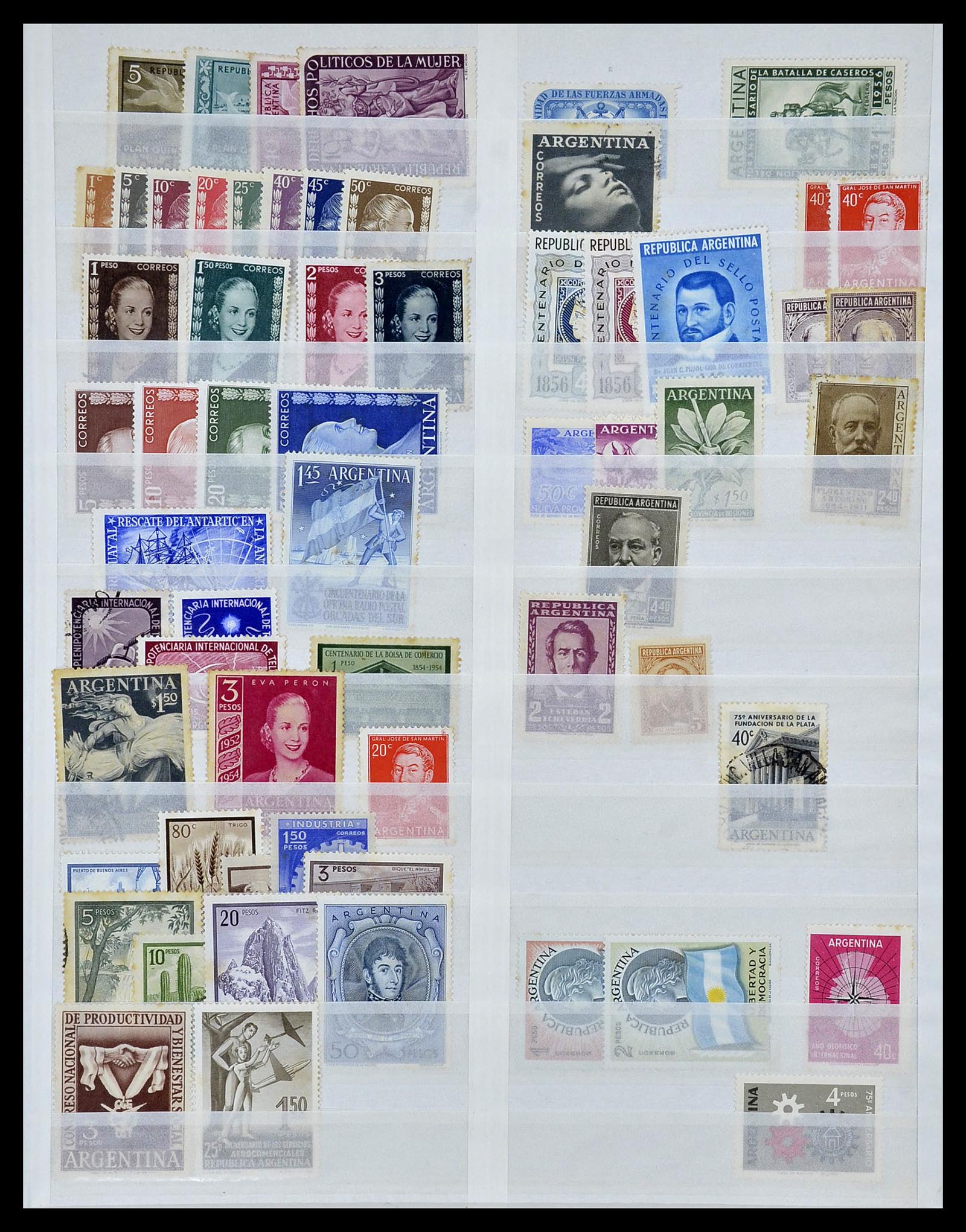 34136 011 - Postzegelverzameling 34136 Zuid Amerika.