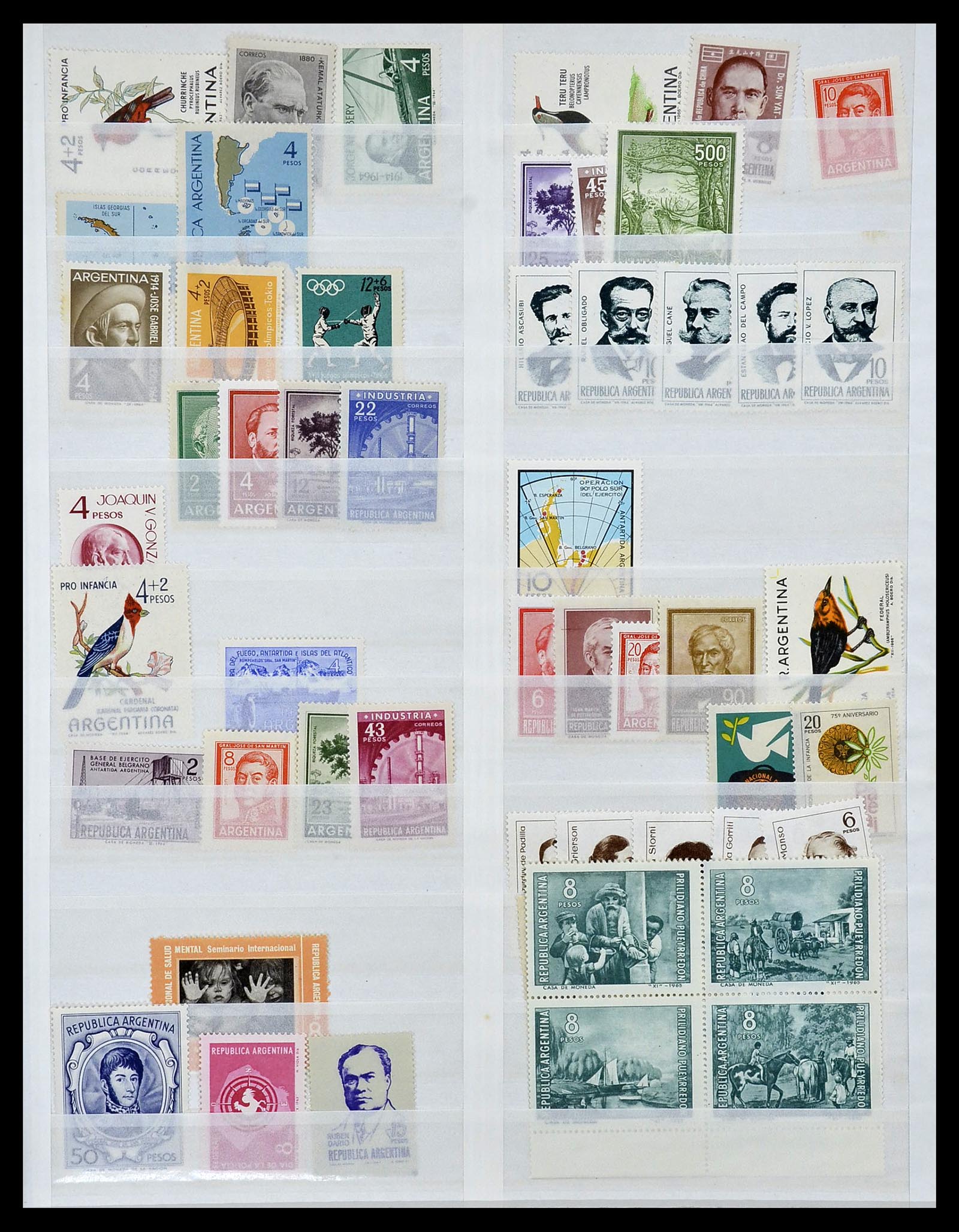 34136 013 - Postzegelverzameling 34136 Zuid Amerika.