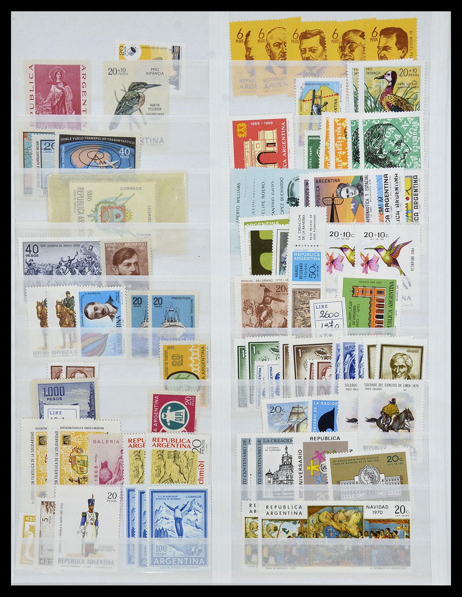34136 014 - Postzegelverzameling 34136 Zuid Amerika.