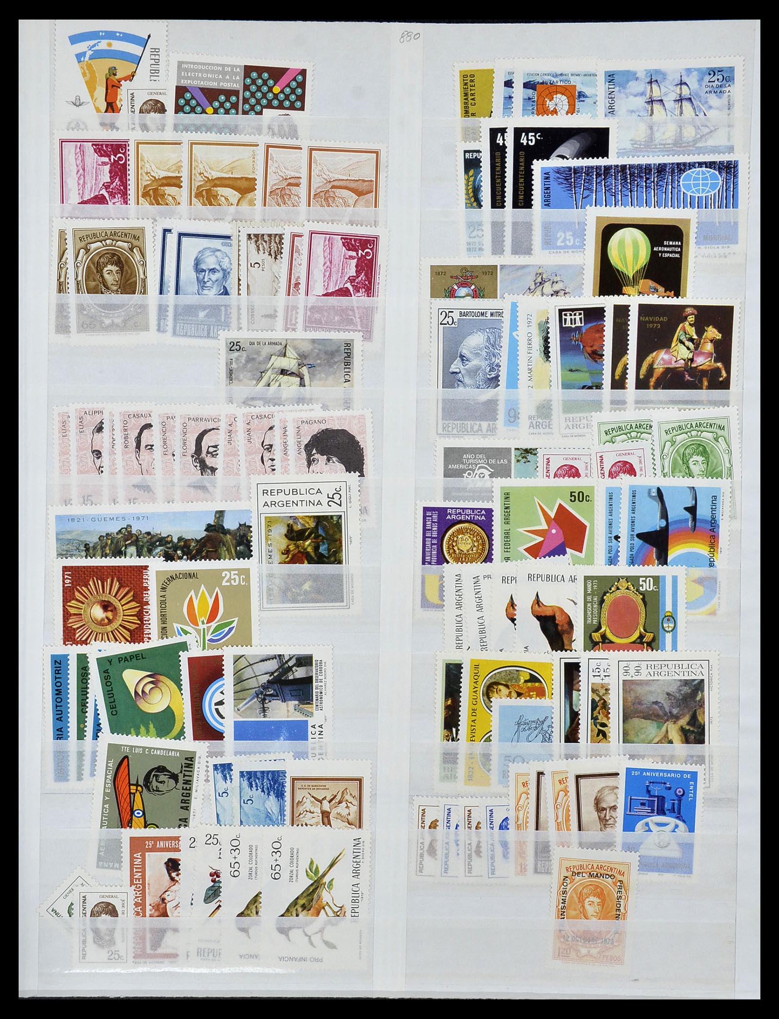 34136 015 - Postzegelverzameling 34136 Zuid Amerika.