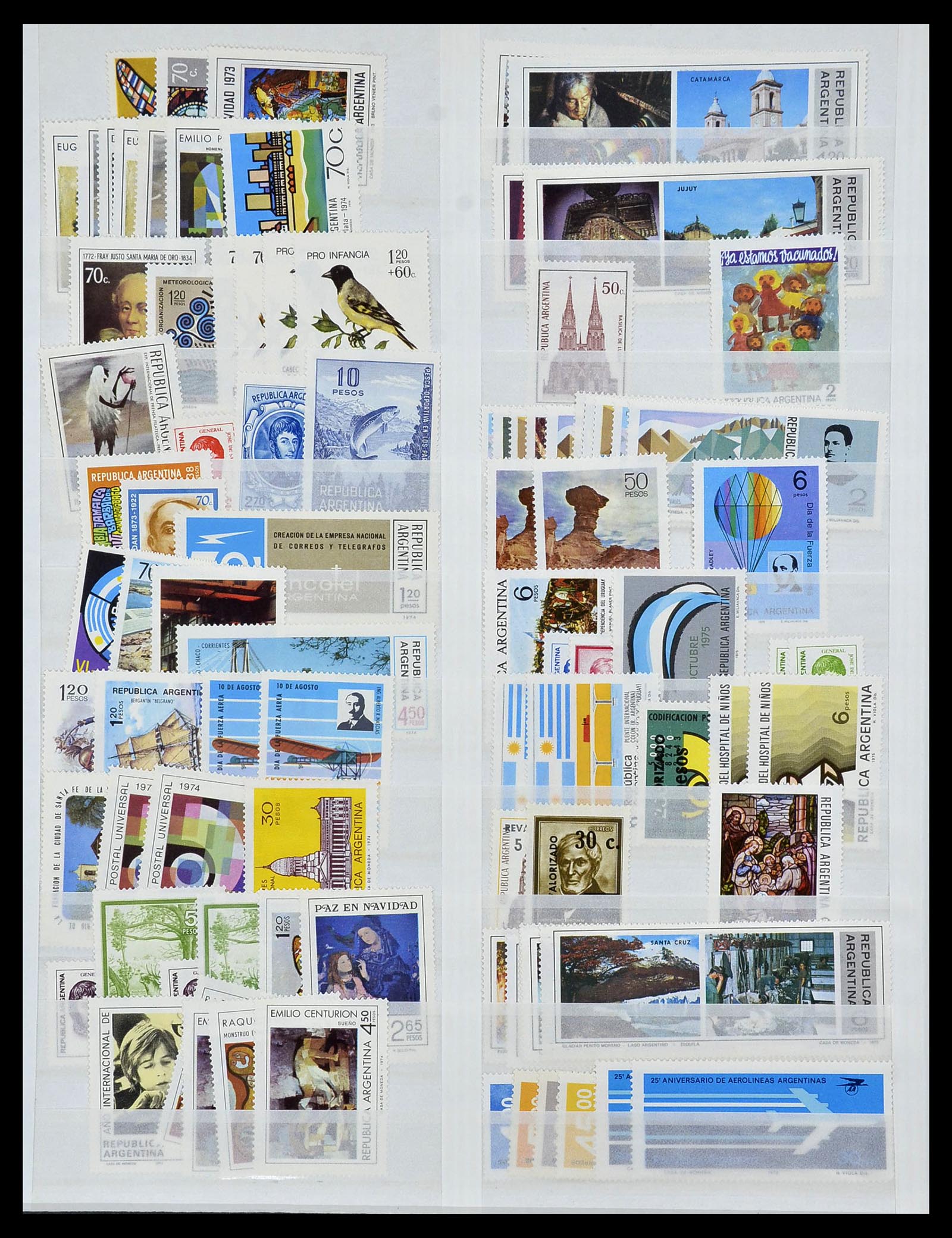 34136 016 - Postzegelverzameling 34136 Zuid Amerika.