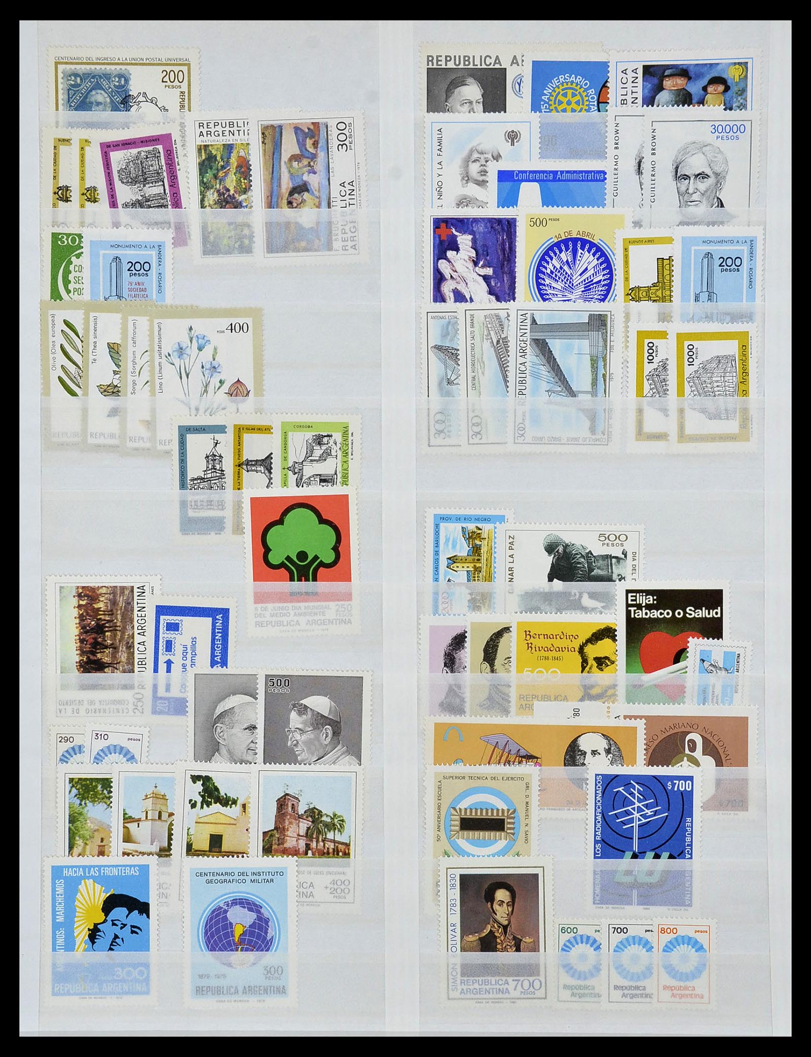 34136 018 - Postzegelverzameling 34136 Zuid Amerika.