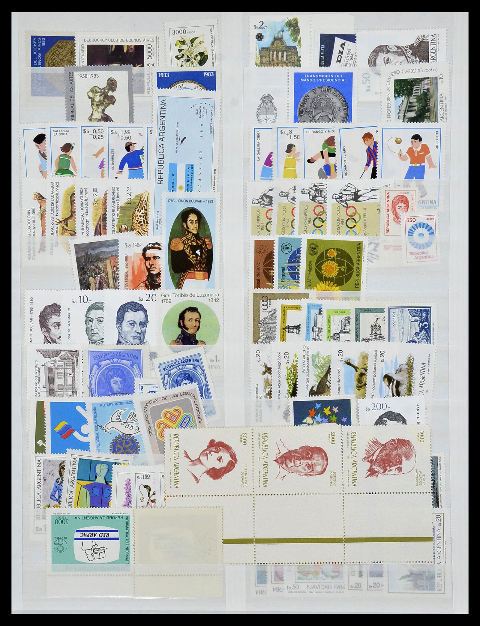 34136 020 - Postzegelverzameling 34136 Zuid Amerika.