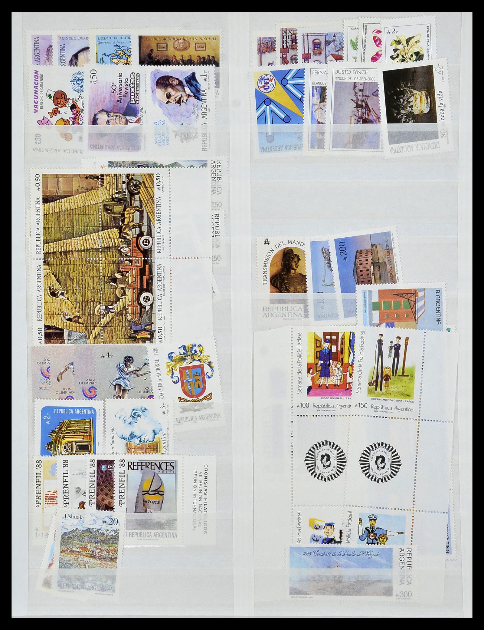 34136 022 - Postzegelverzameling 34136 Zuid Amerika.