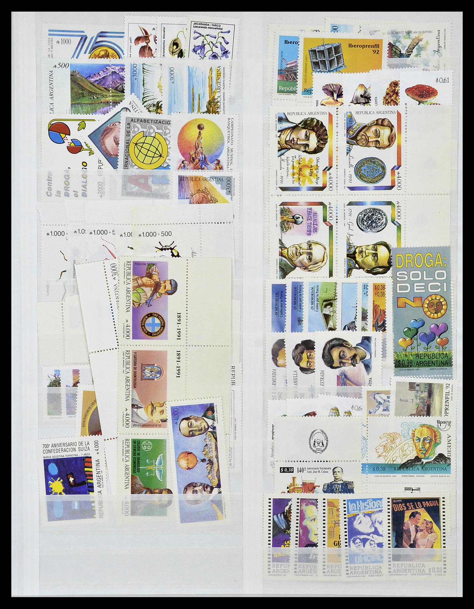 34136 023 - Postzegelverzameling 34136 Zuid Amerika.