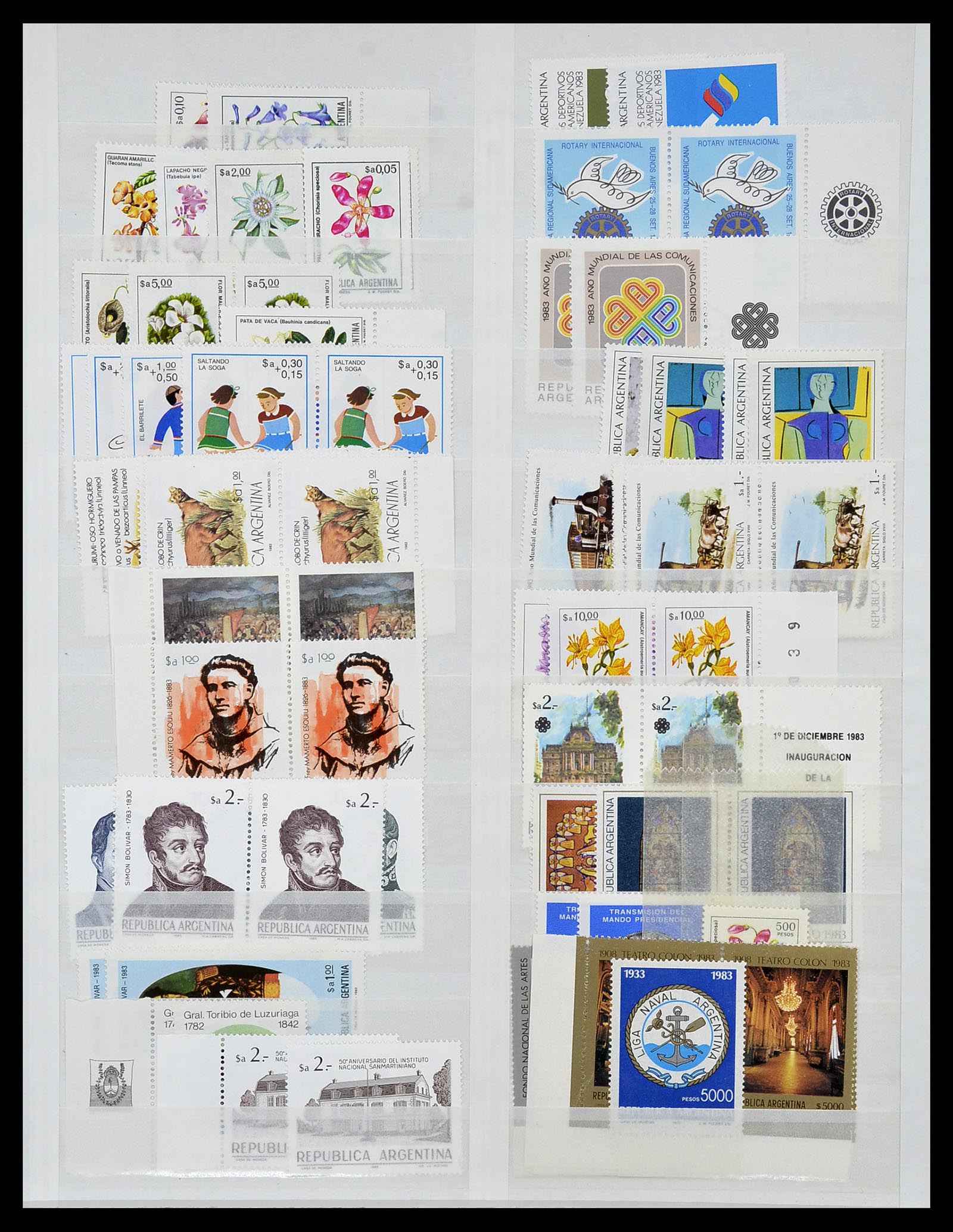 34136 025 - Postzegelverzameling 34136 Zuid Amerika.