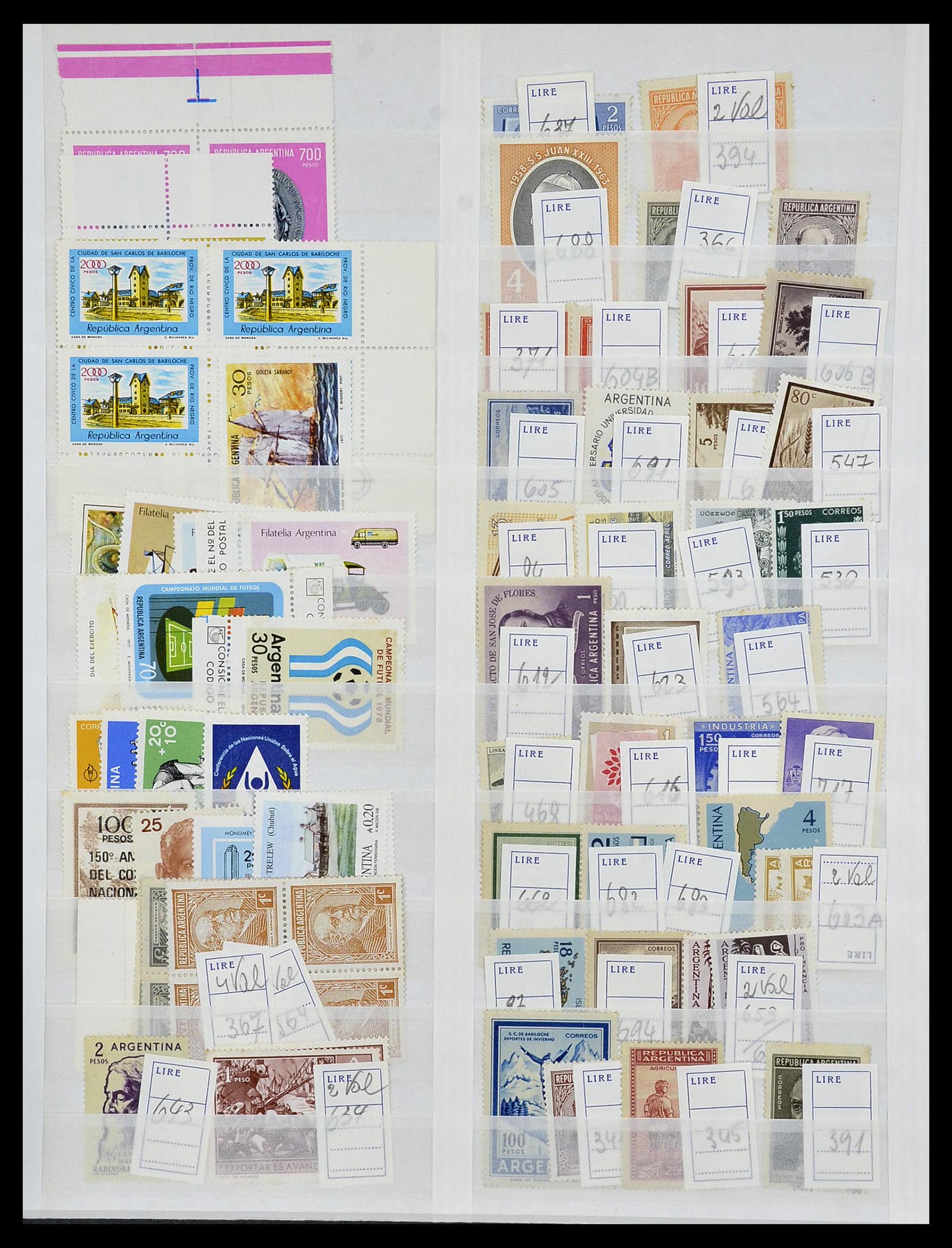 34136 026 - Postzegelverzameling 34136 Zuid Amerika.