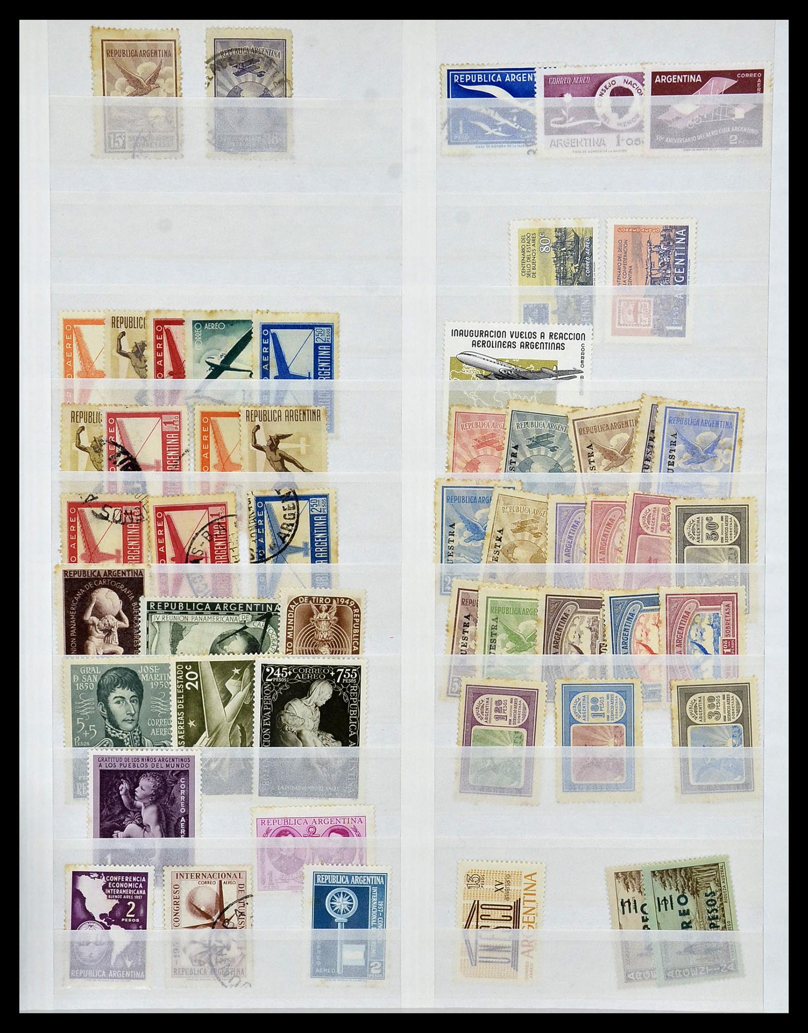34136 027 - Postzegelverzameling 34136 Zuid Amerika.