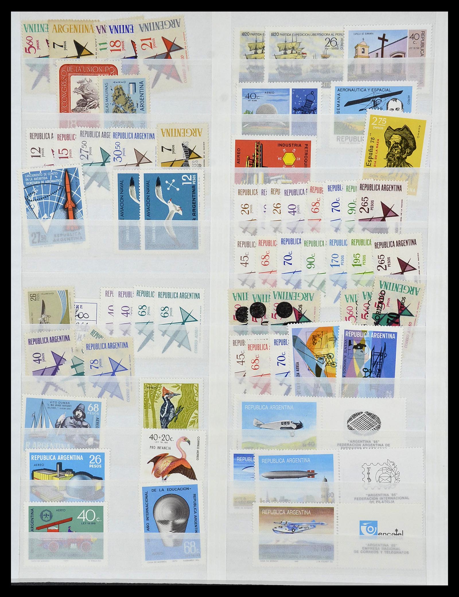 34136 028 - Postzegelverzameling 34136 Zuid Amerika.