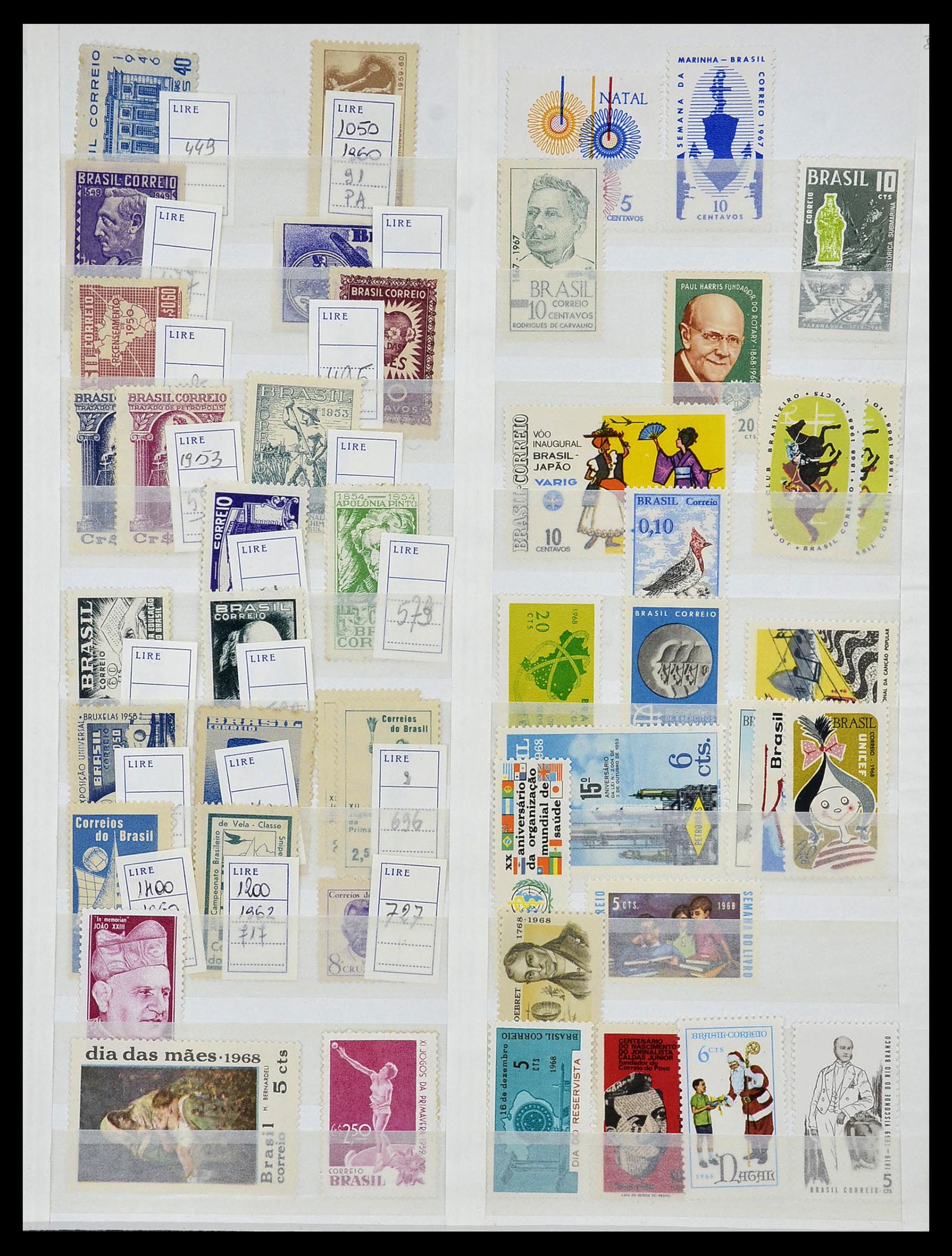 34136 033 - Postzegelverzameling 34136 Zuid Amerika.