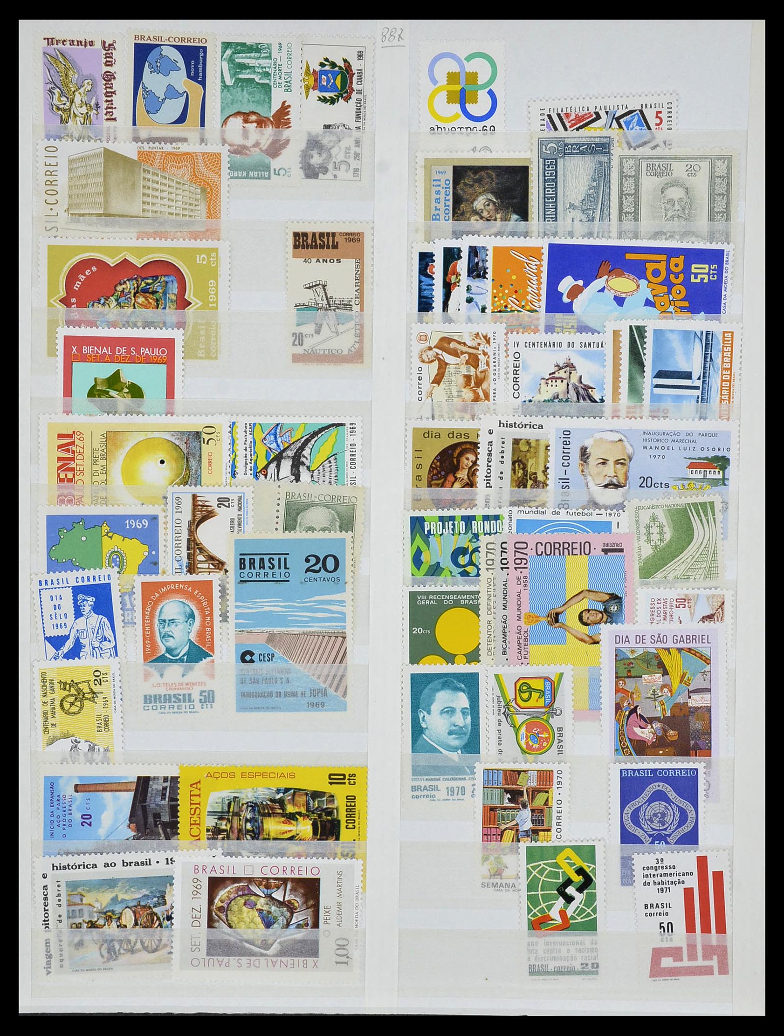 34136 034 - Postzegelverzameling 34136 Zuid Amerika.