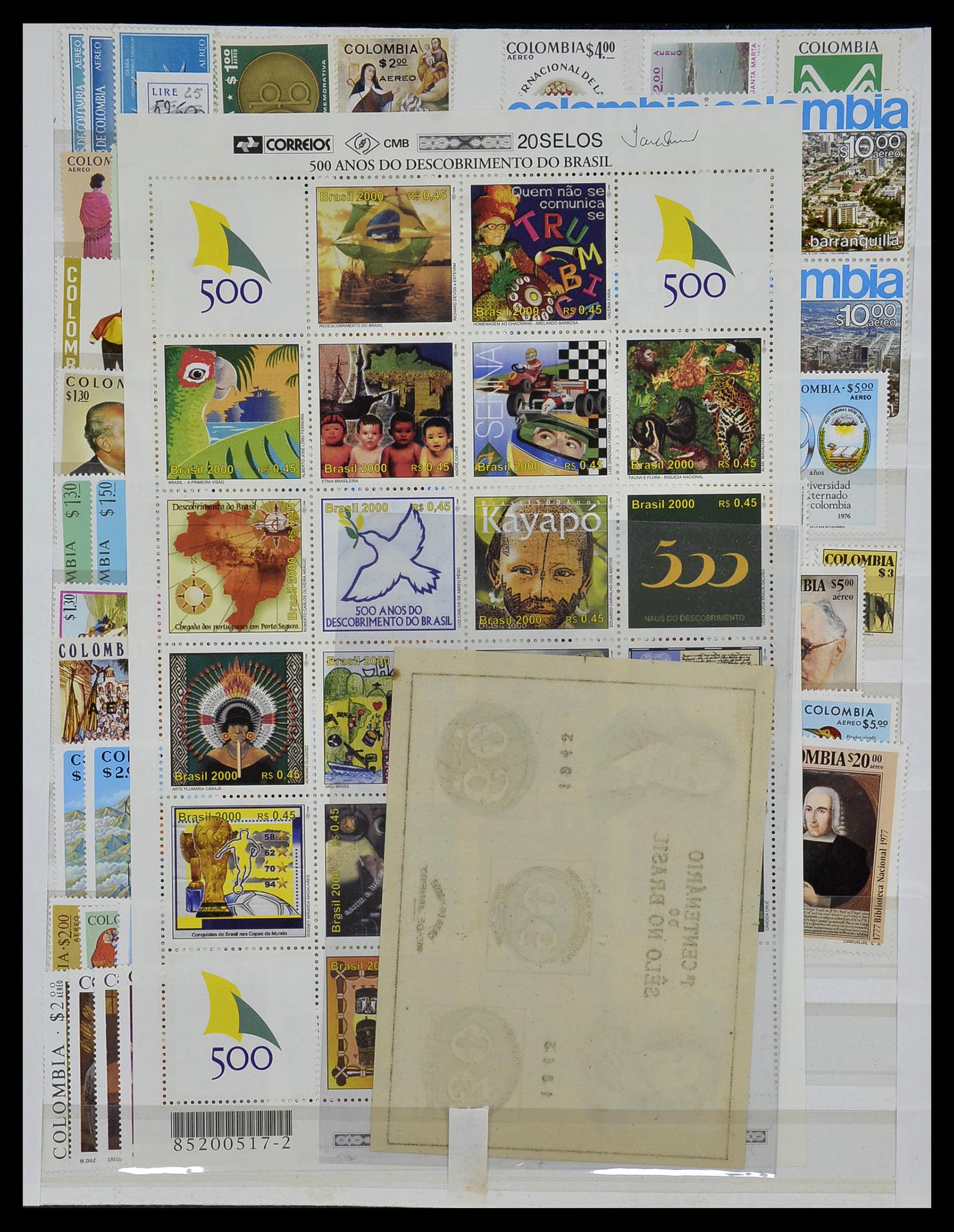 34136 039 - Postzegelverzameling 34136 Zuid Amerika.