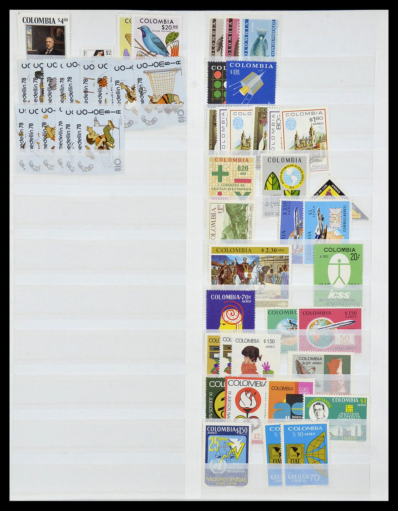 34136 043 - Postzegelverzameling 34136 Zuid Amerika.