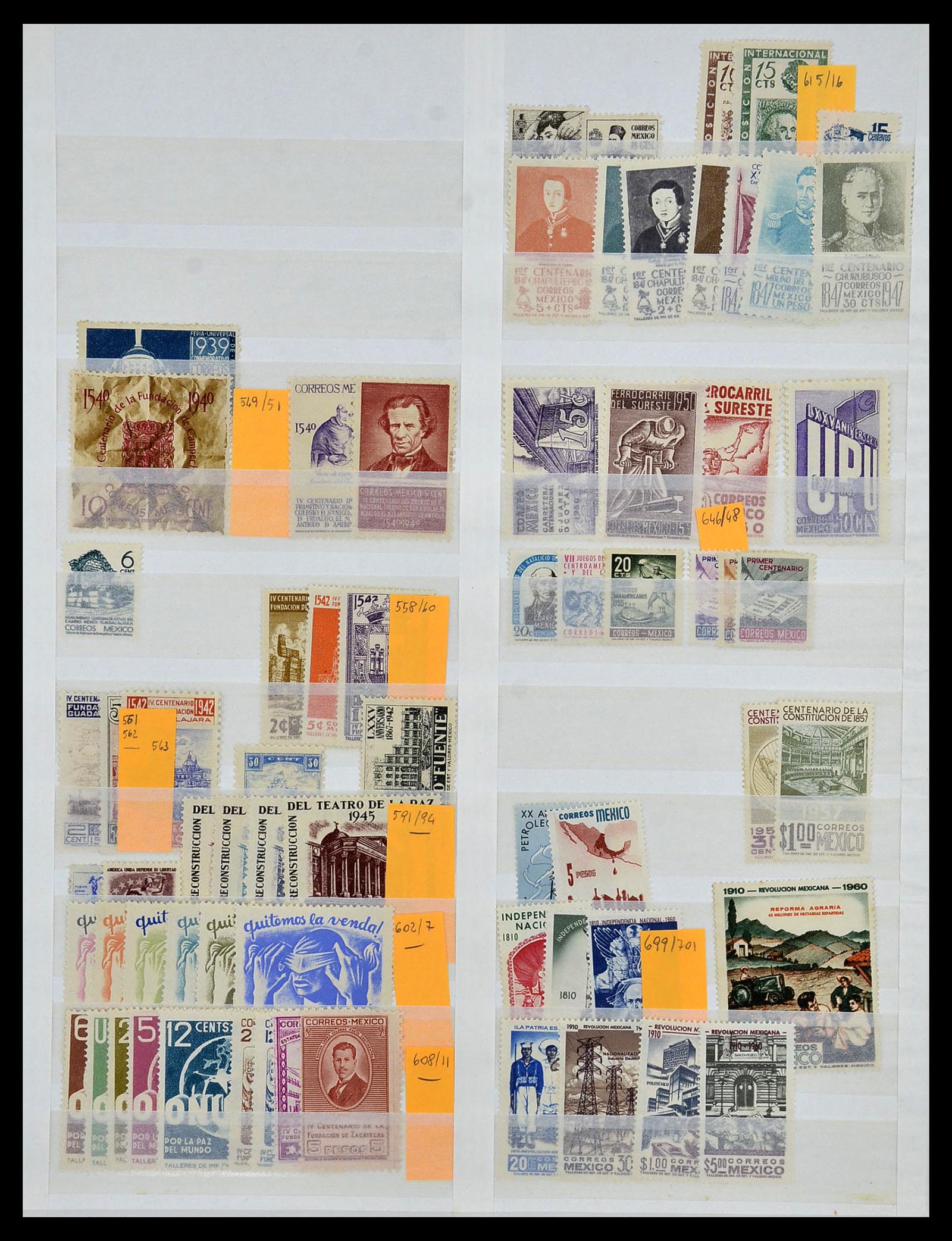 34136 046 - Postzegelverzameling 34136 Zuid Amerika.