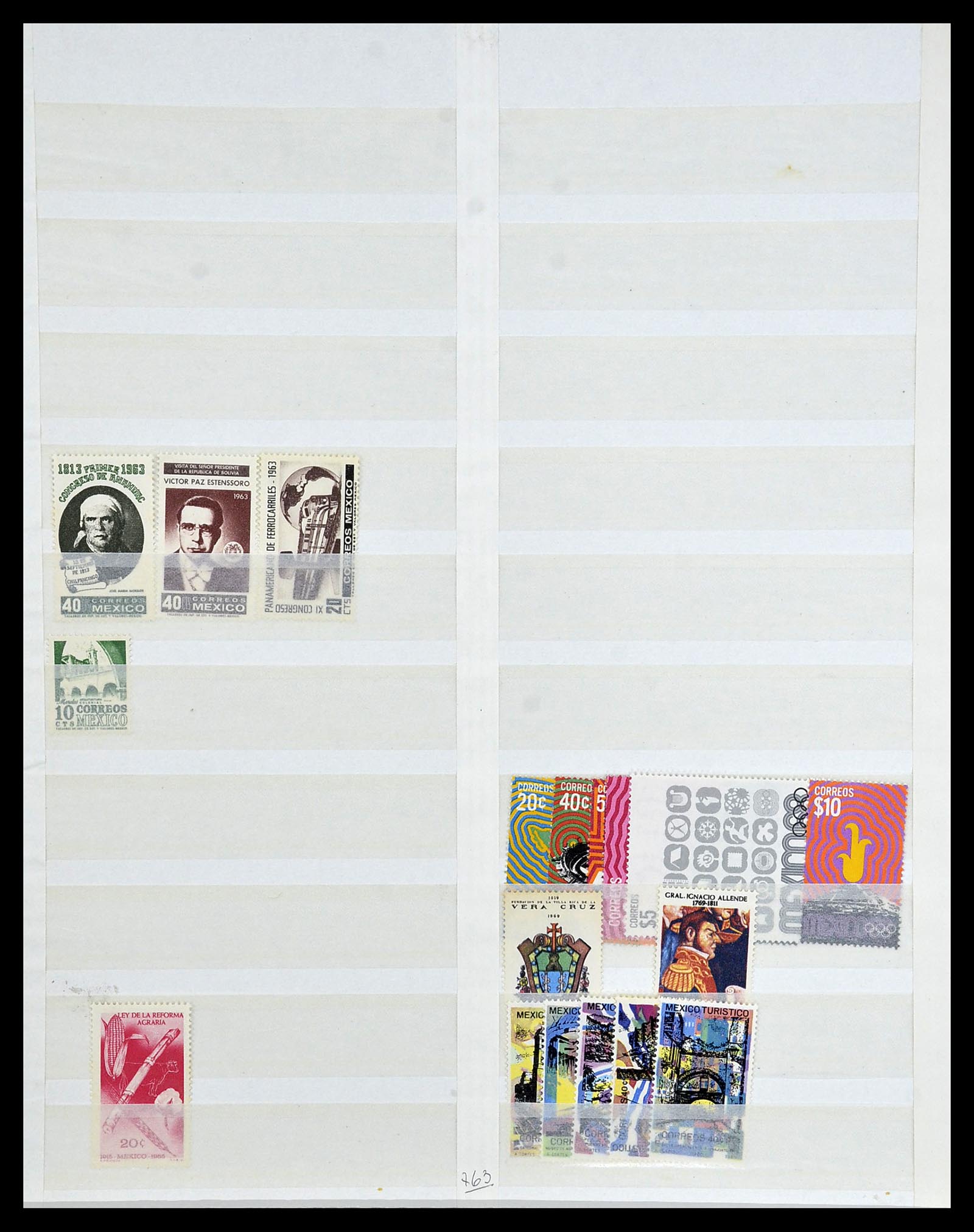 34136 047 - Postzegelverzameling 34136 Zuid Amerika.